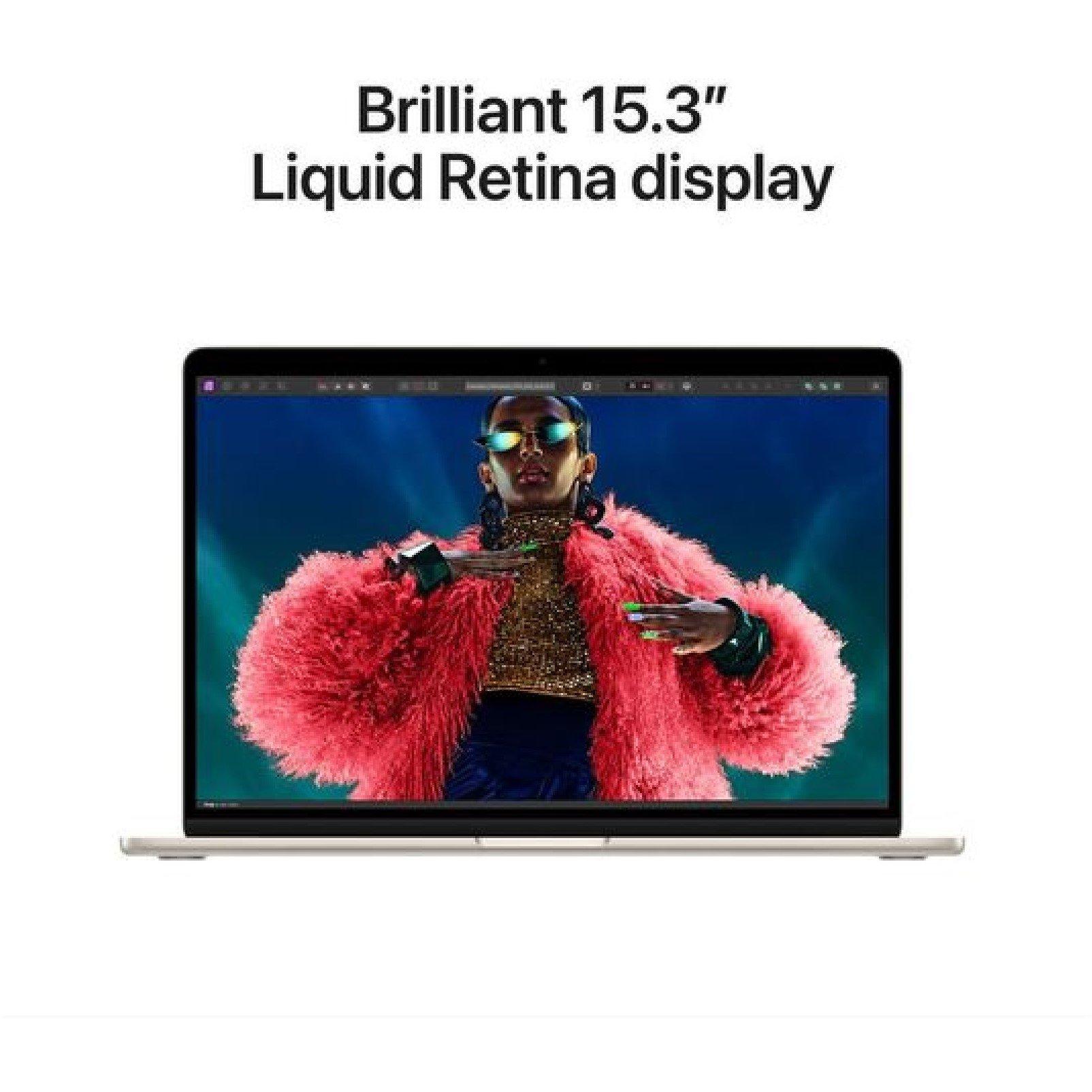 Starlight - Apple - APPLE MacBook Air 15.3 (2024) - M3, 512 GB, 24GB - 5