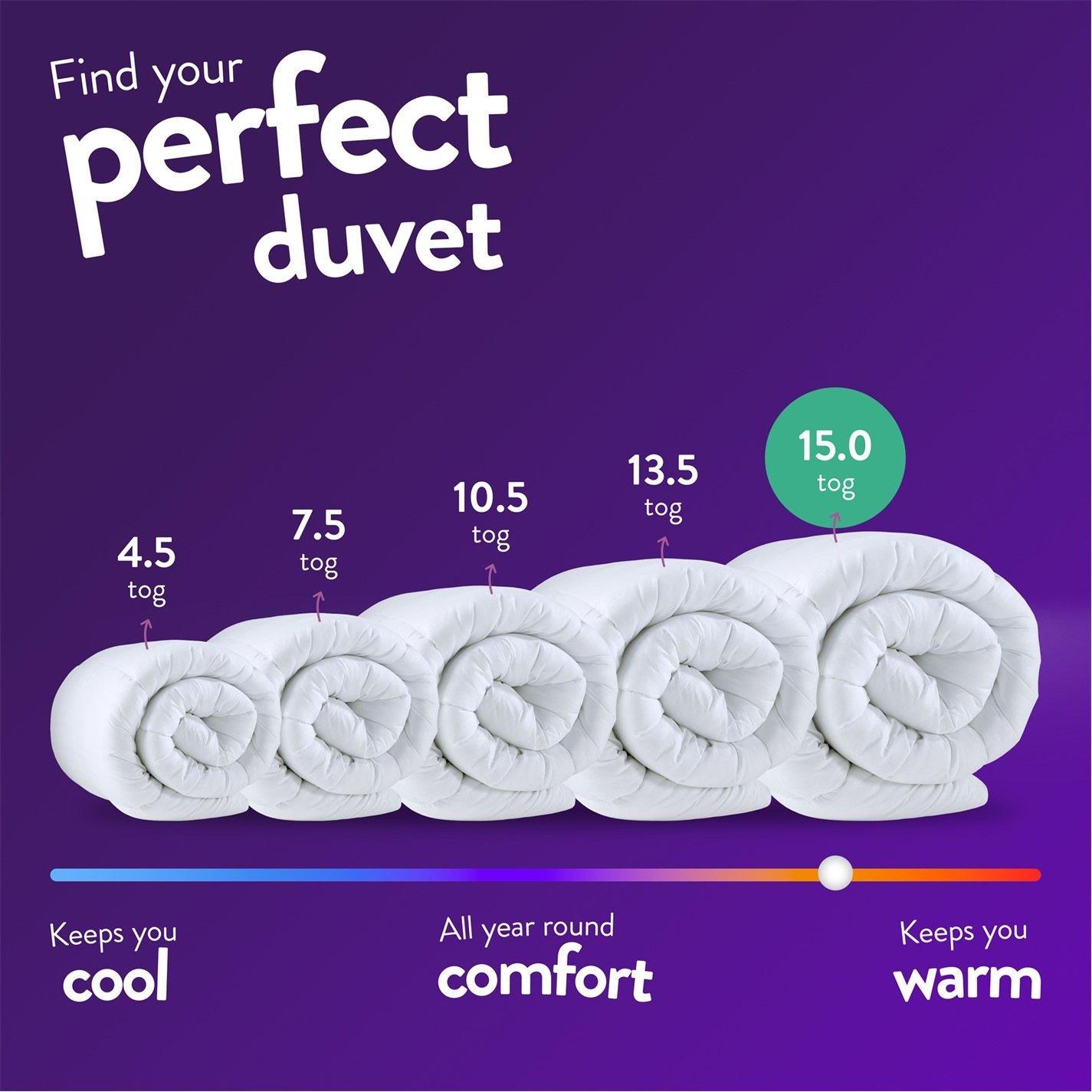 15 Tog - Slumberdown - Cosy Nights 15 Tog Winter Duvet - 8
