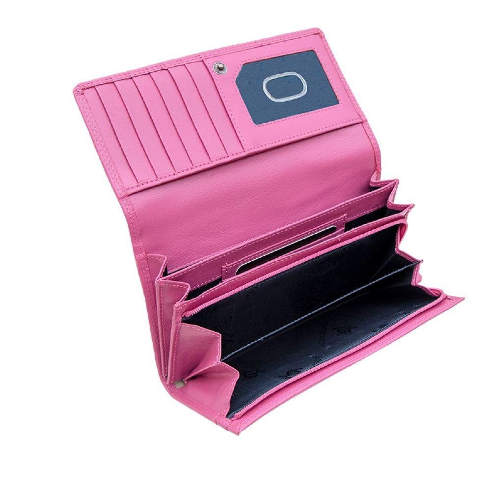 Cerise - PRIMEHIDE Leather - Verona Large Matinee Leather Purse - 2