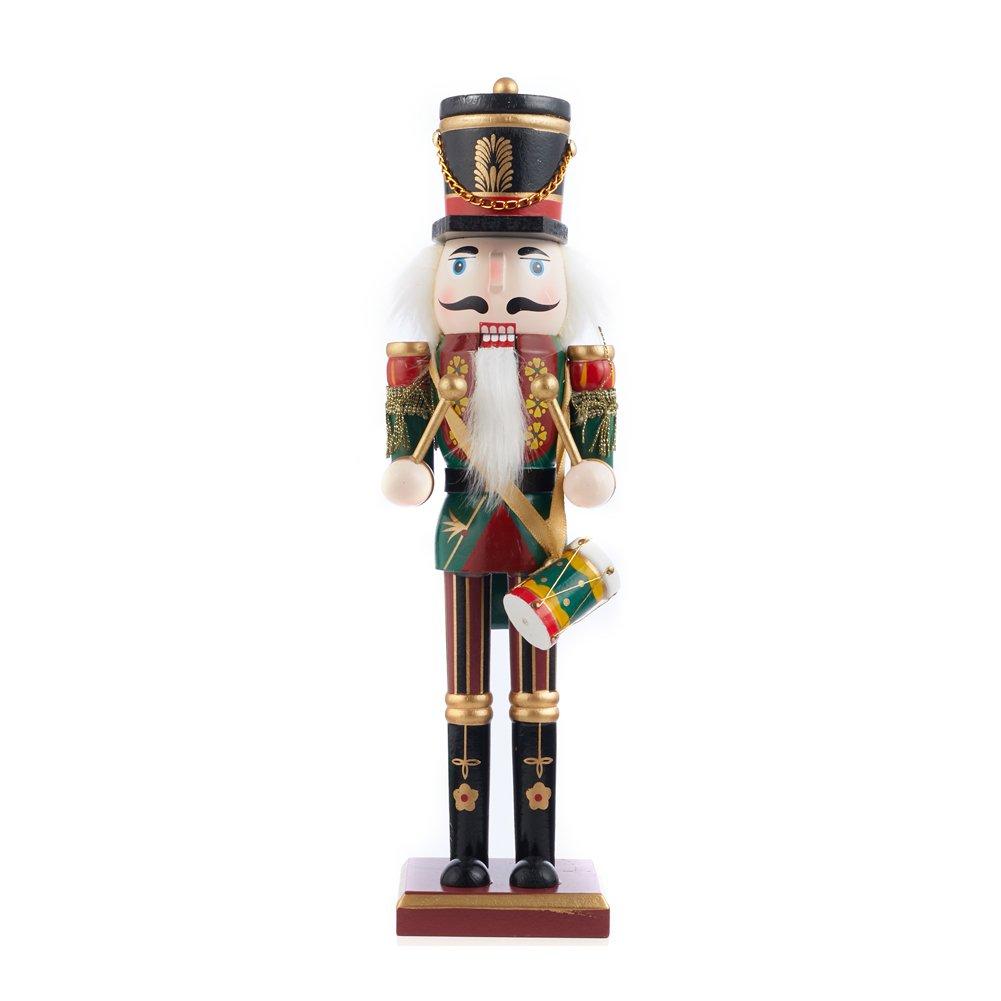 Multi - LIFE IDEAS - Wooden Nutcracker Soldier Ornament - 3