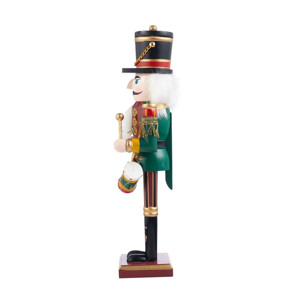 Multi - LIFE IDEAS - Wooden Nutcracker Soldier Ornament - 4