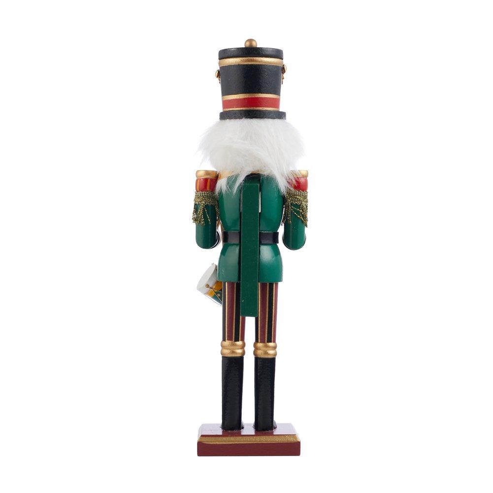 Multi - LIFE IDEAS - Wooden Nutcracker Soldier Ornament - 5