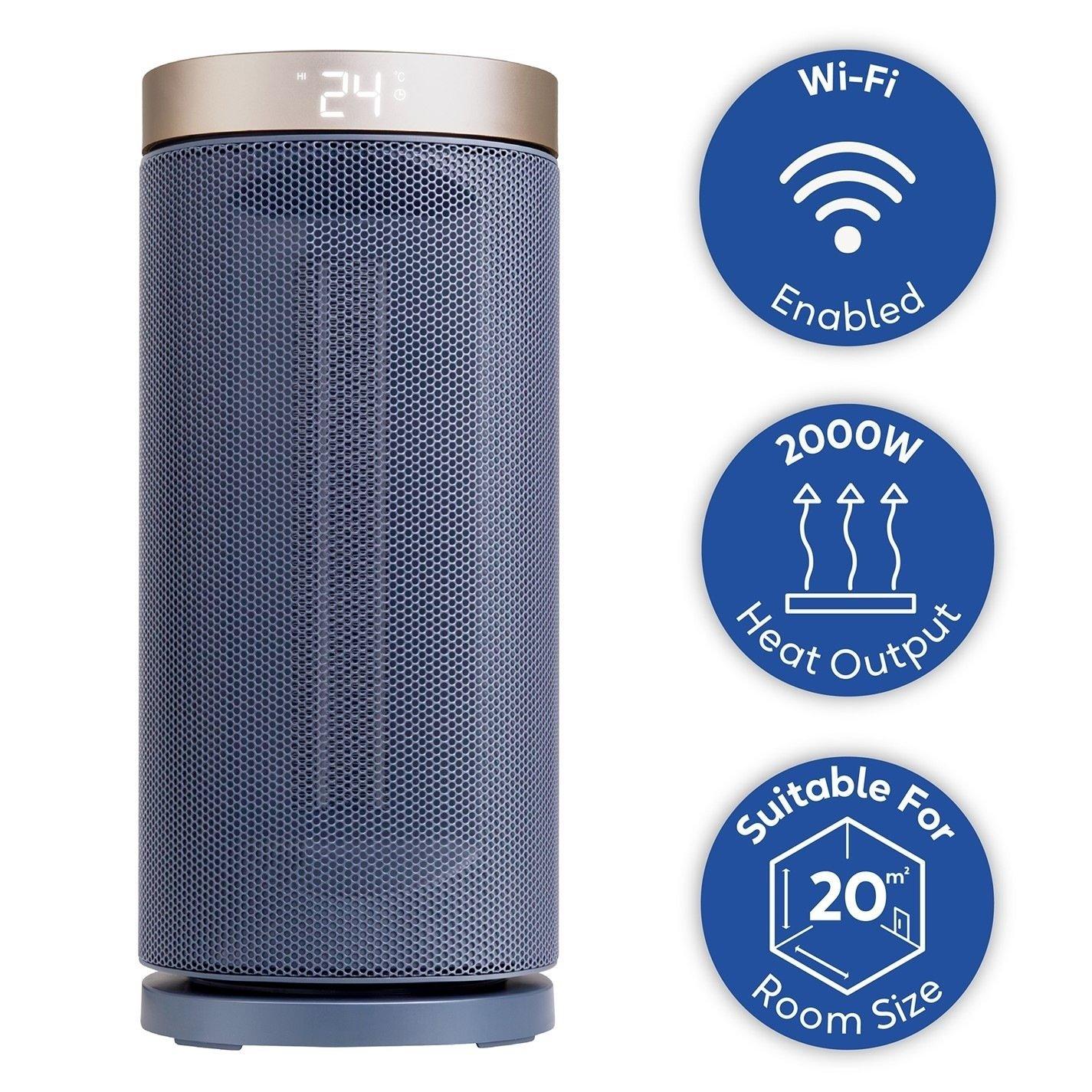 Navy Blue And C - Russell Hobbs - RHCTH2001OP-SMT 2000W Smart Ceramic Heater - 11