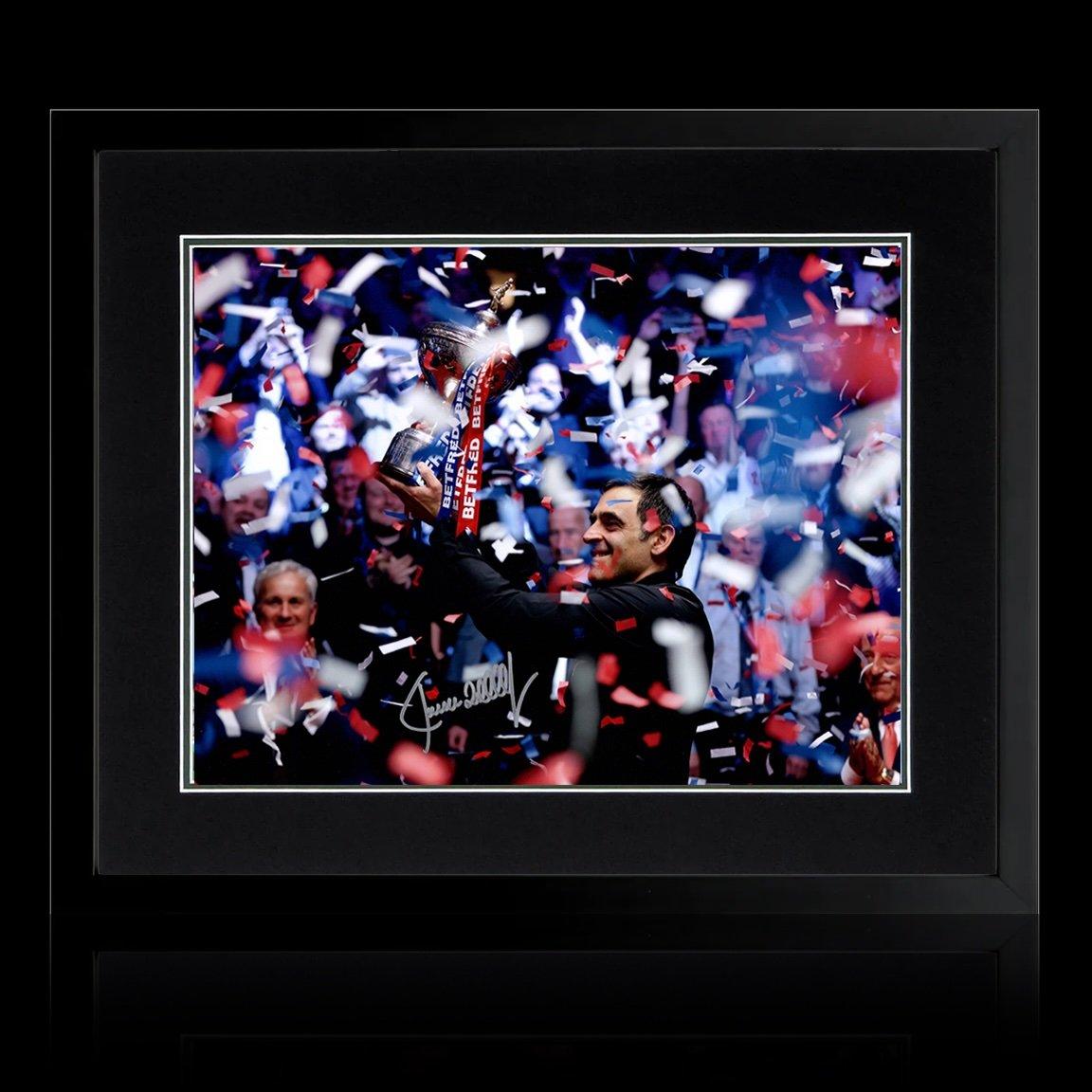 Black & Blue - The Fan Cave - Ronnie O’Sullivan Signed World Champion 2022 Image - 1