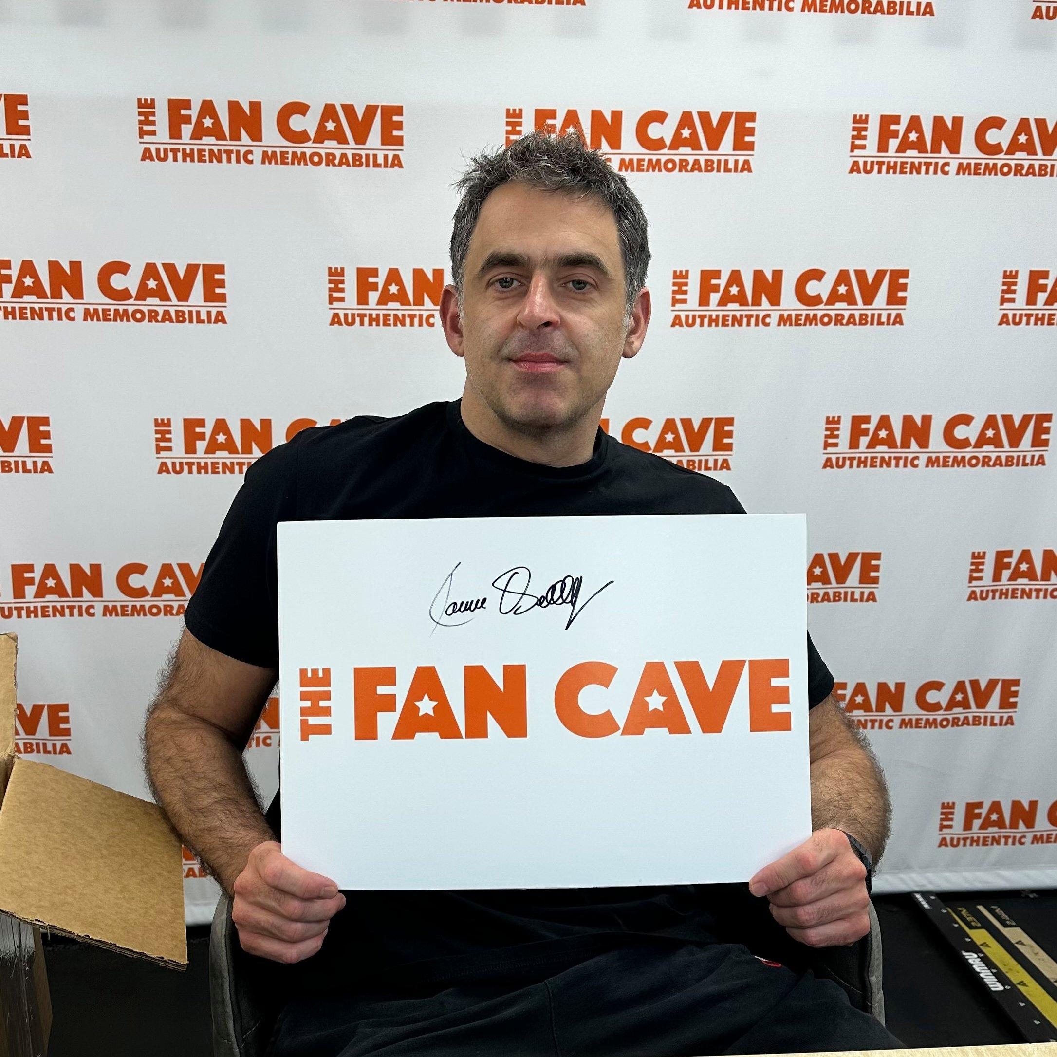 Black & Blue - The Fan Cave - Ronnie O’Sullivan Signed World Champion 2022 Image - 2