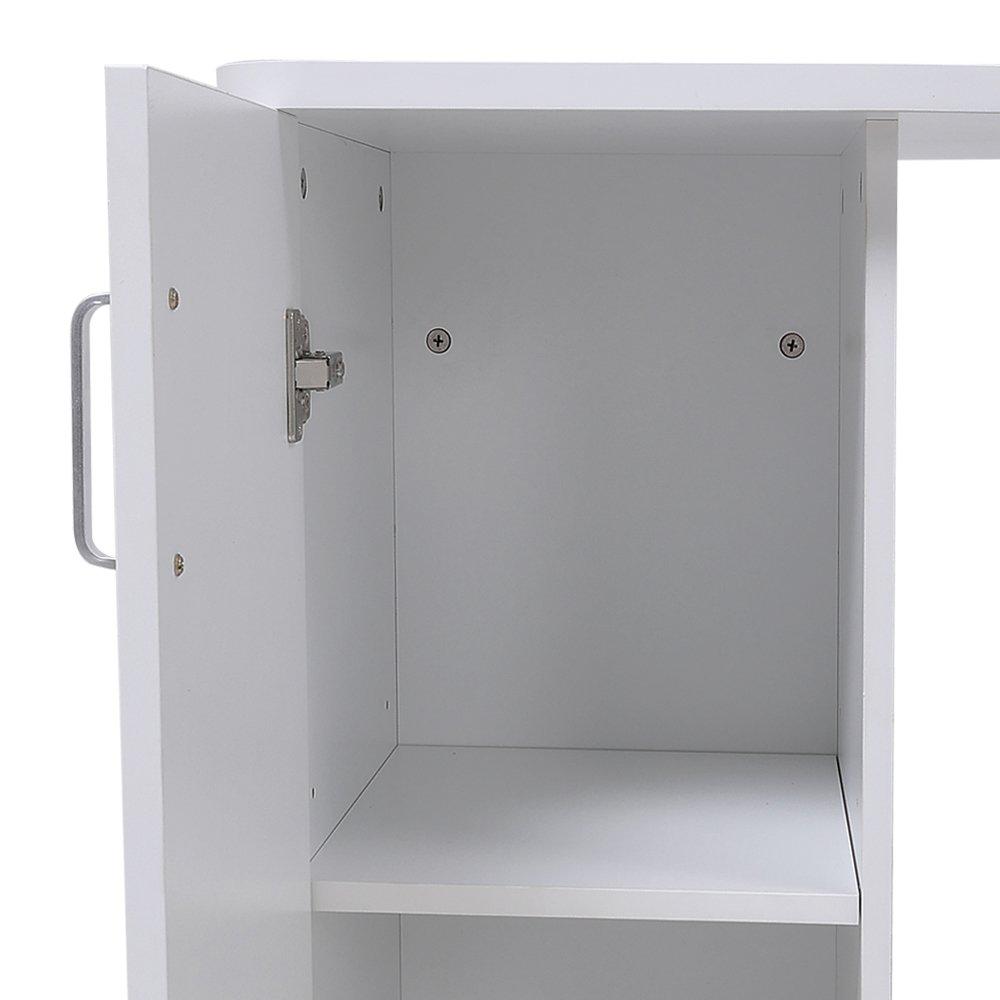 White - SHEONLY - Nail Table with Dust Collector and Wrist Cushion - 8