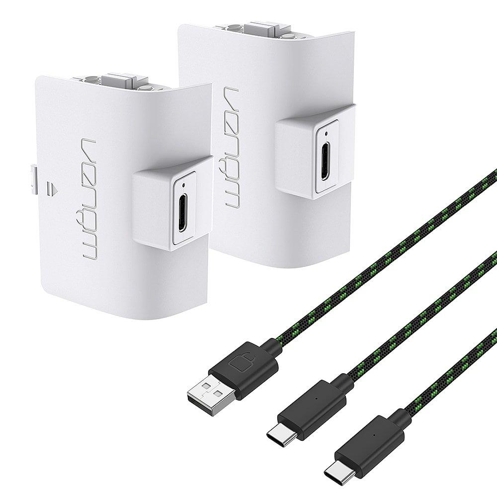 White - Venom - Venom Xbox Series X/S Rechargeable Battery Packs - 1