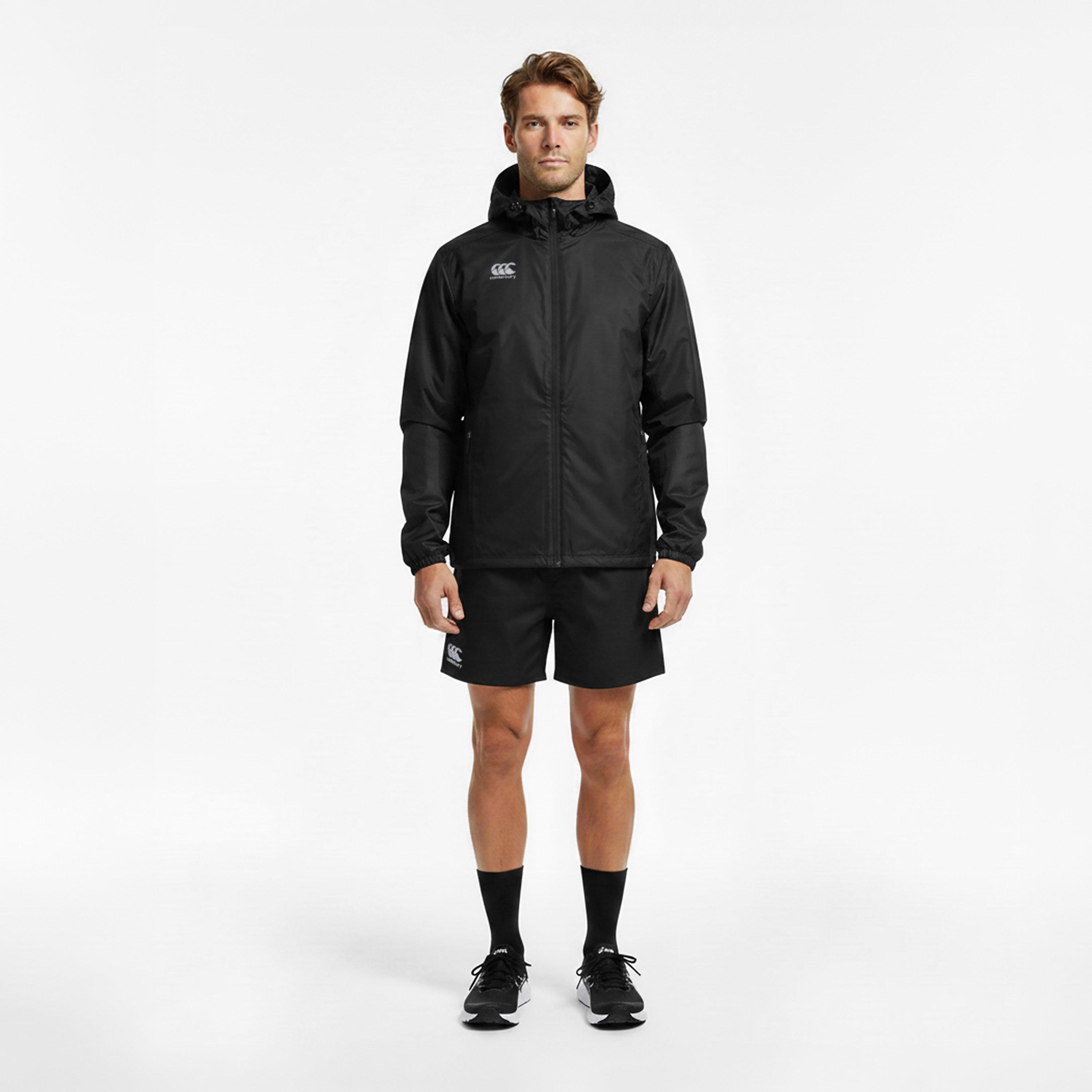 Black - Canterbury - Men's Club Rain Rugby Jacket - 5