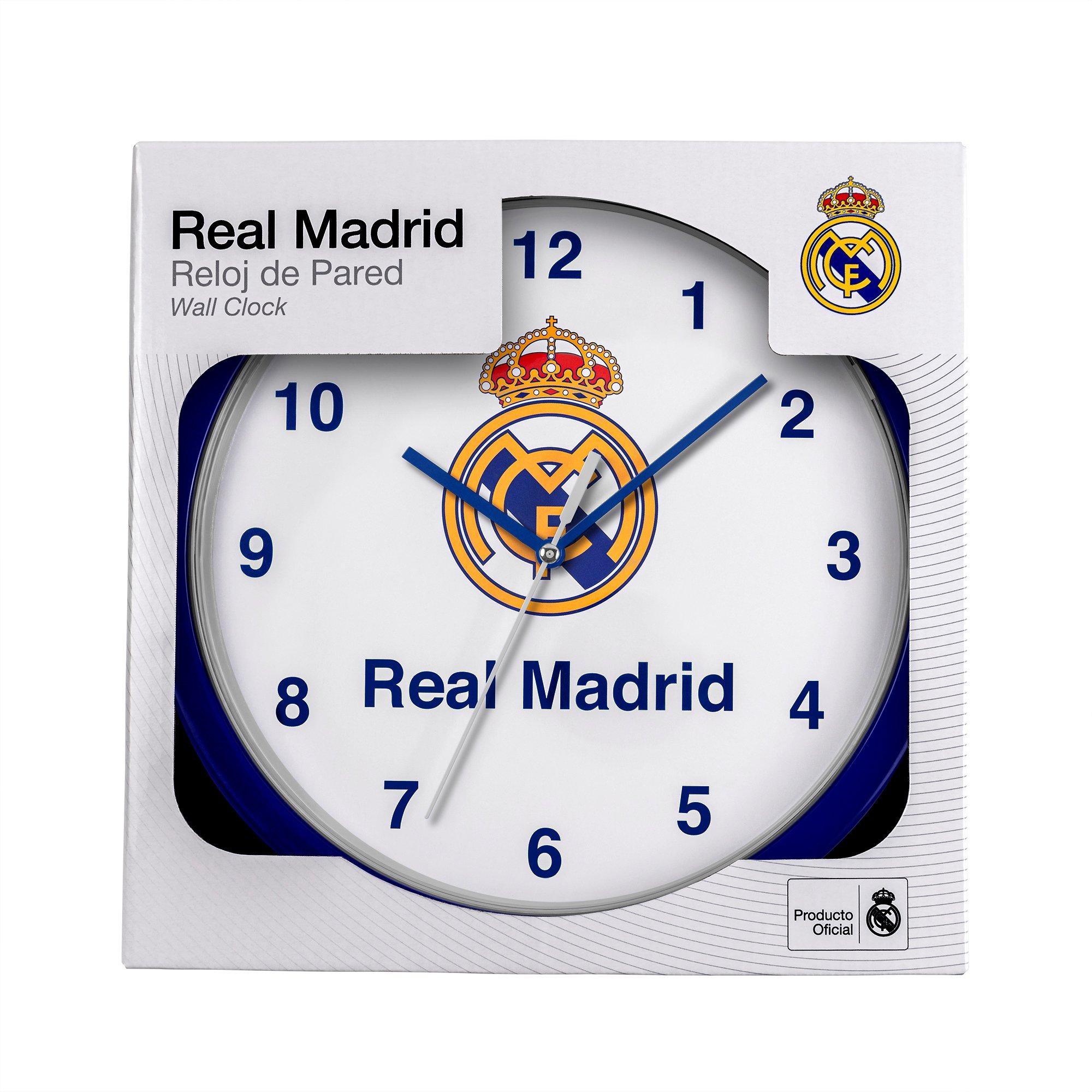Blue - Real Madrid FC - Real Madrid FC Round Wall Clock - 2