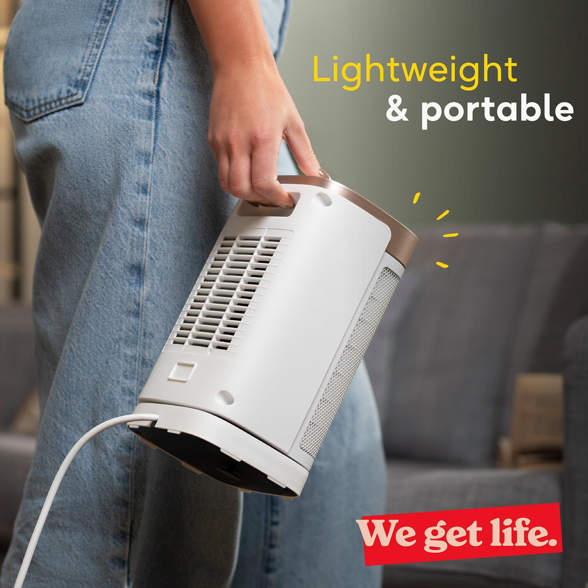 White And Champ - Russell Hobbs - RHCH2001WCHAMP 1500W Oscillating Ceramic Heater - 9