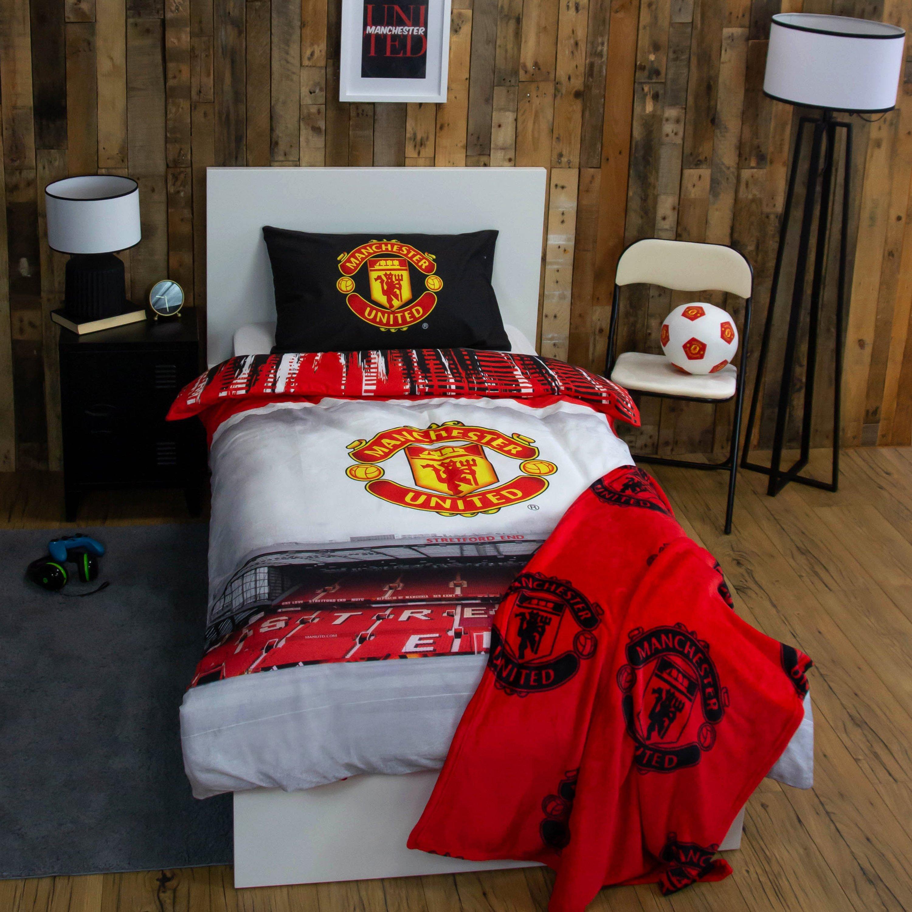 Manchester United FC Man United FC Stadium Single Panel Duvet