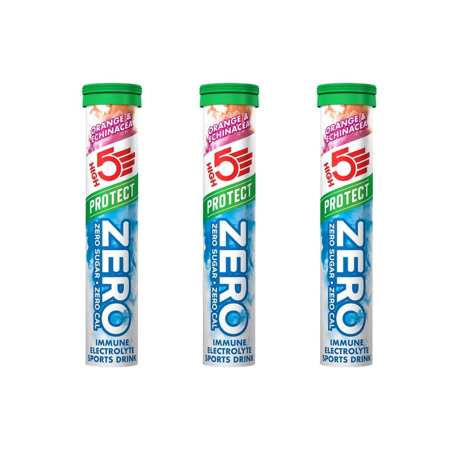 HIGH5 High 5 Zero PROTECT Electrolyte Drink- Orange & Echinacea (3 Pack)