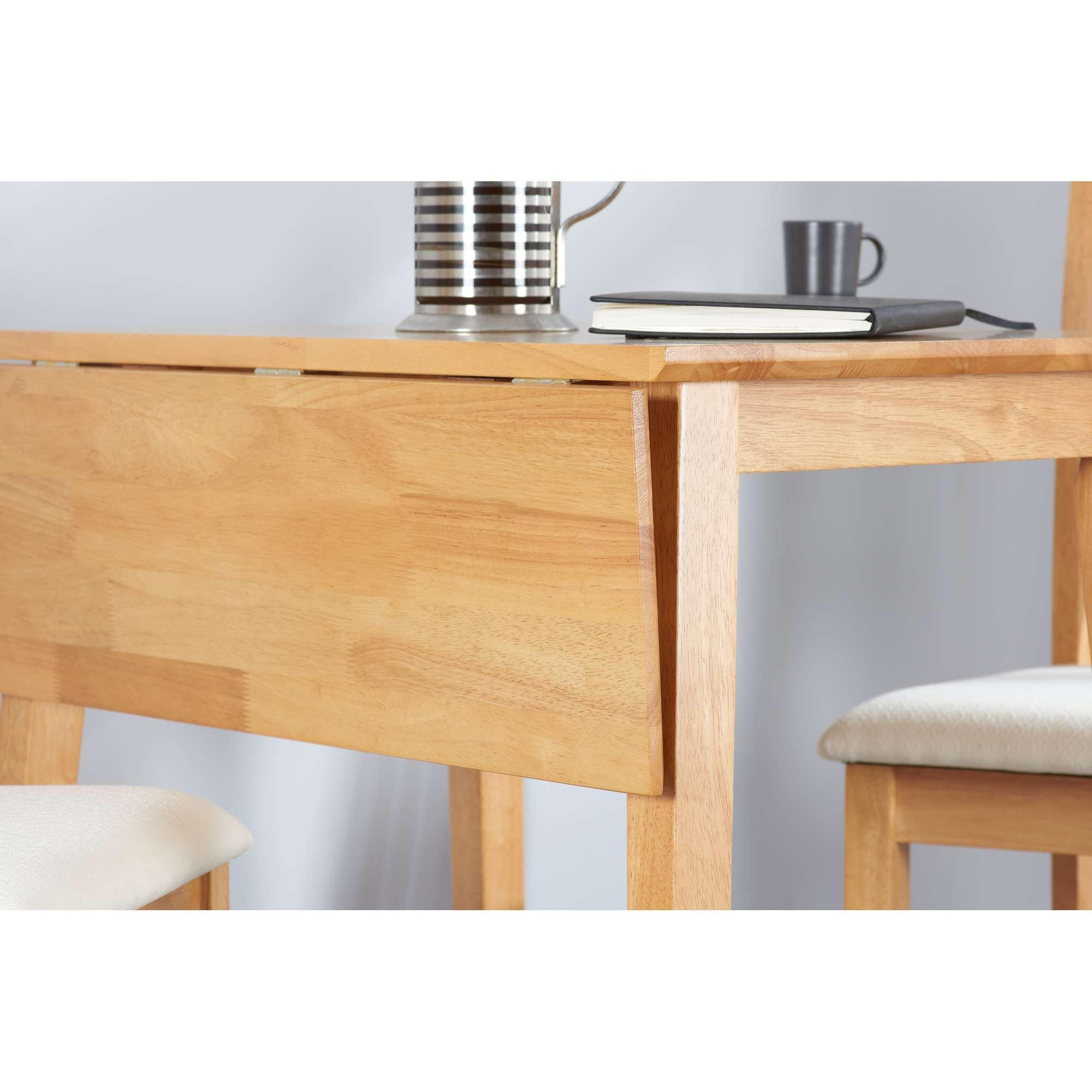 Oak - Birlea - Drop Leaf Dining Table Oak - 4