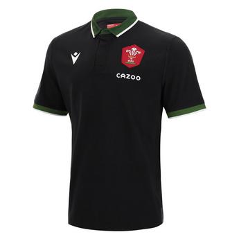 Macron Macron Wales Short Sleeve Alternate Classic Rugby Shirt 2021 2022
