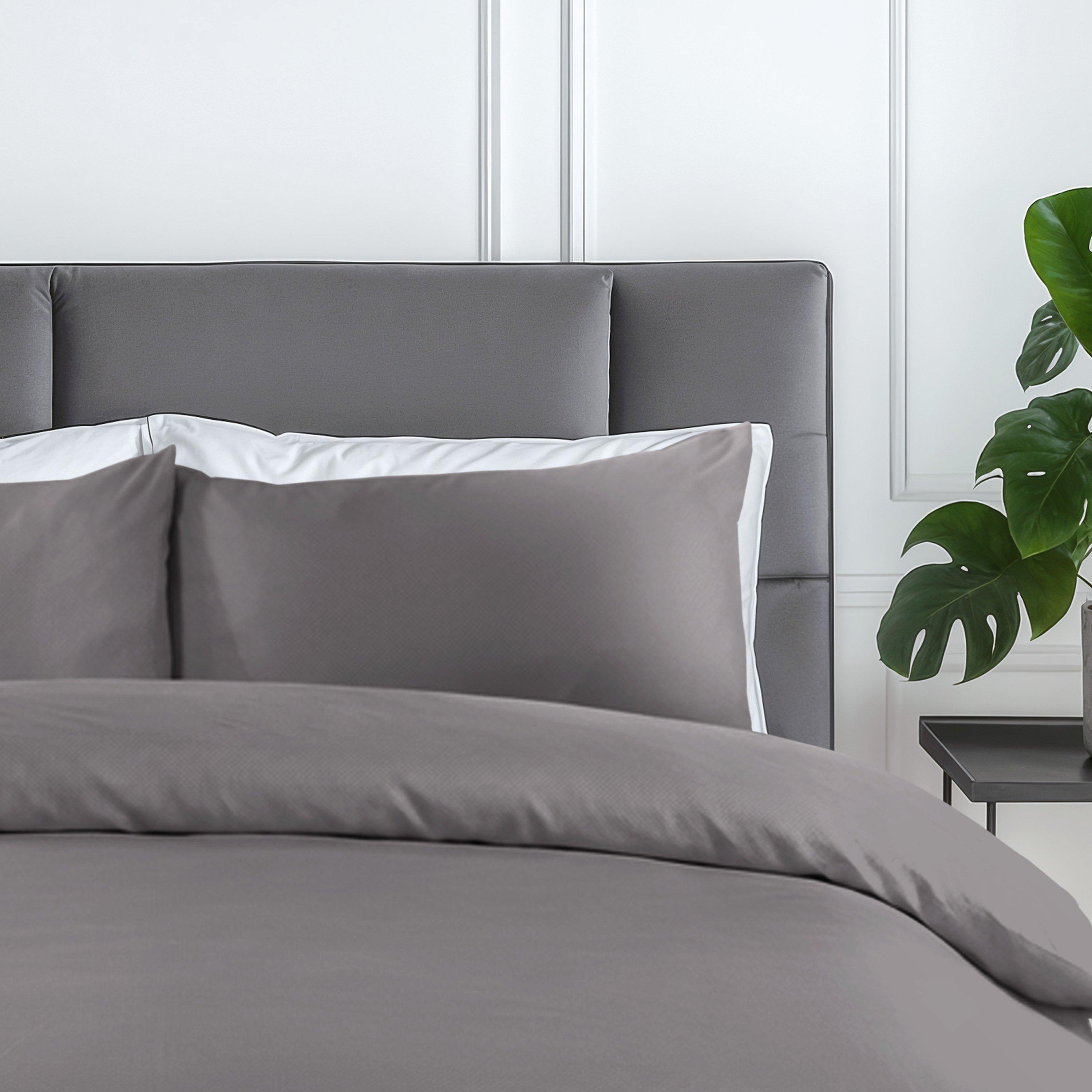 Grey - Emma Barclay - Pillowcase Pair 180 Thread Count Percale - 2