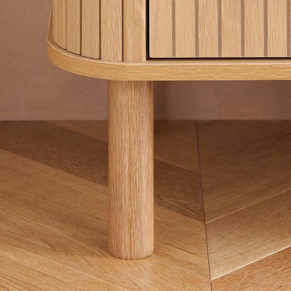 Nude - Birlea - Axel 5 Drawer Fluted Chest - 4