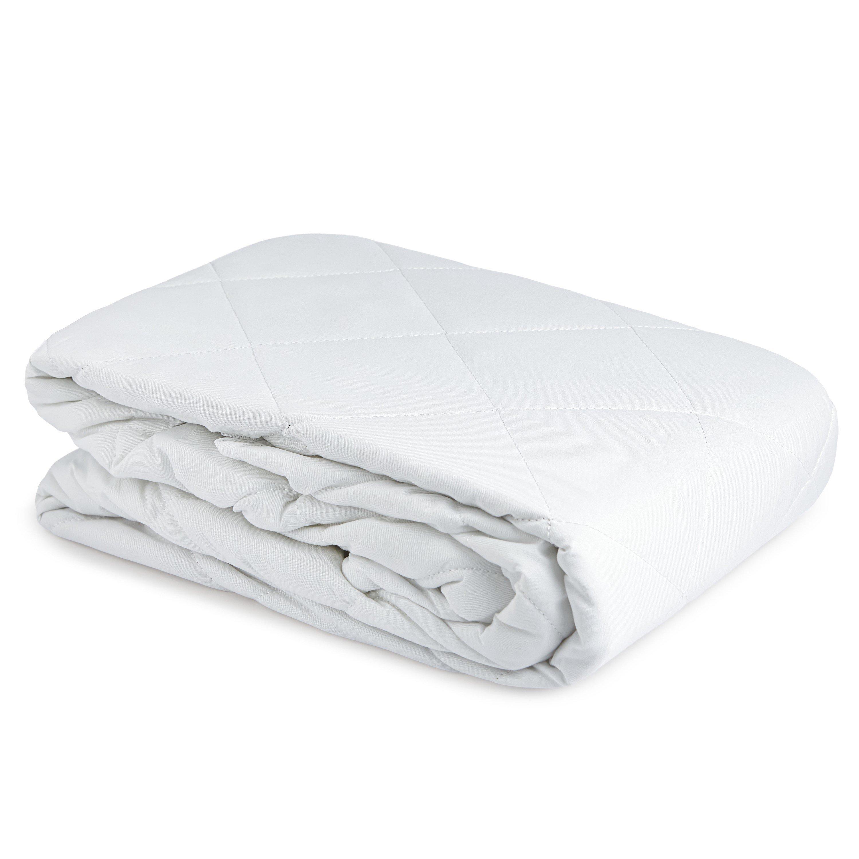 White - Emma Barclay - Waterproof Quilted Mattress Protector Microfibre - 1