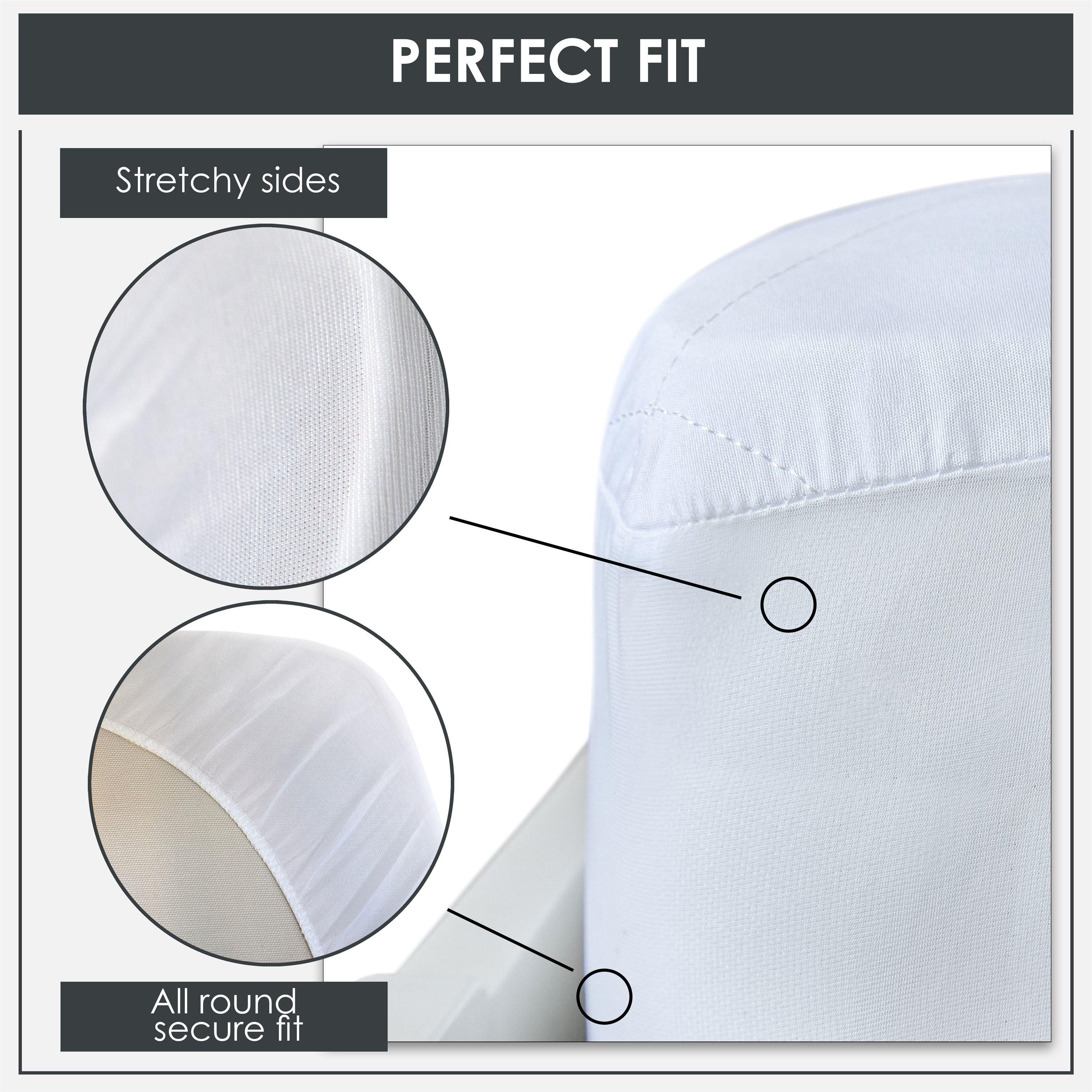 White - Emma Barclay - Waterproof Quilted Mattress Protector Microfibre - 7