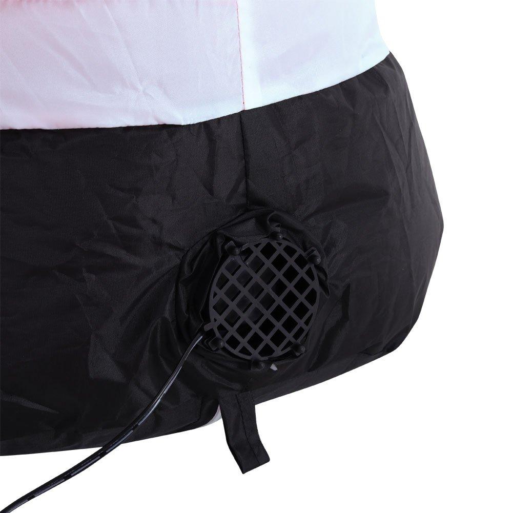 Red - LIFE IDEAS - Inflatable Santa Yard Decoration with LED - 7