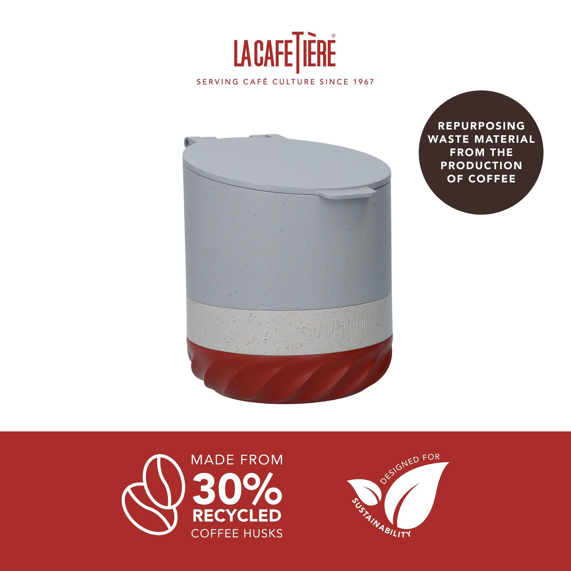Grey - La Cafetiere - La Cafetiere Renew Composter and Knockbox - 3