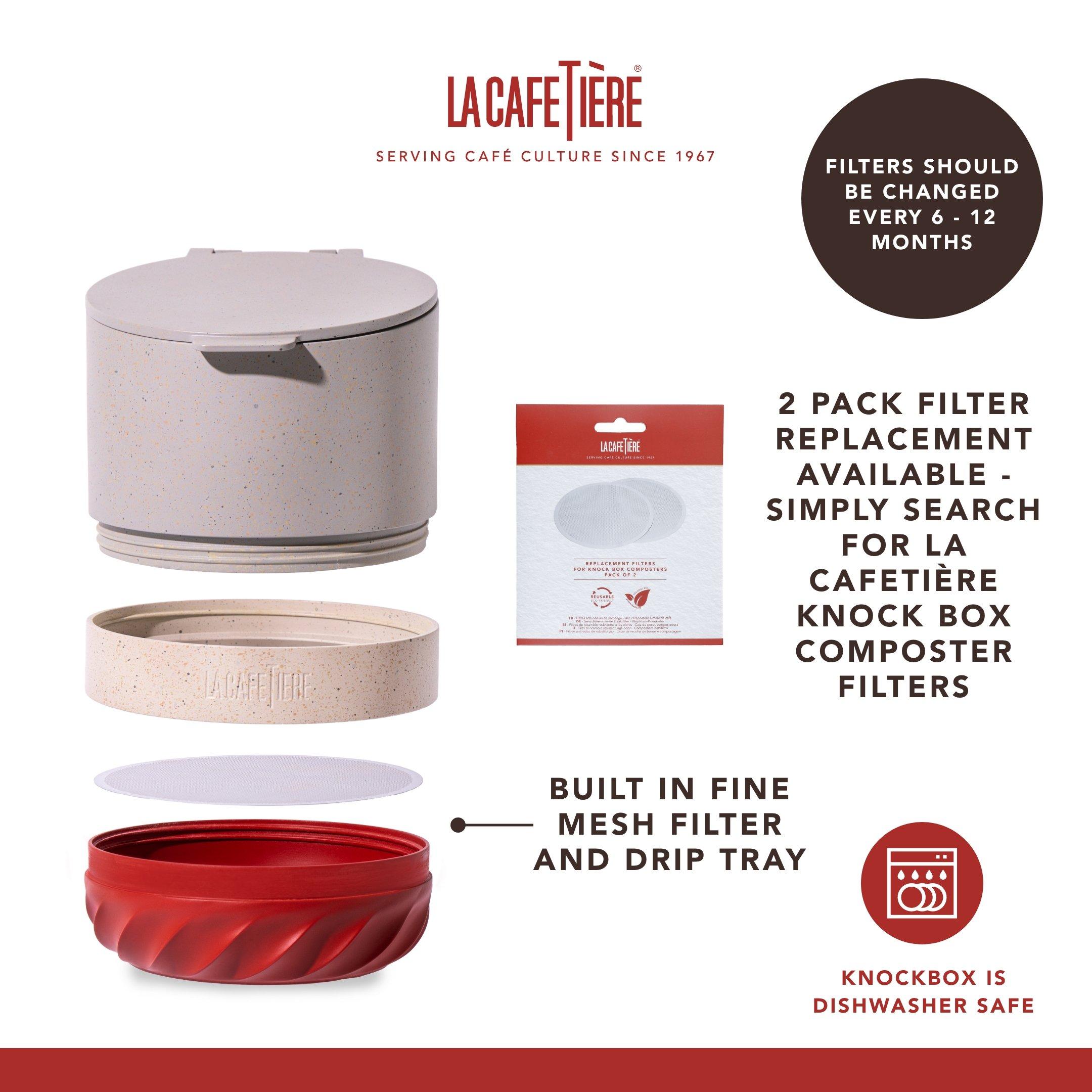 Grey - La Cafetiere - La Cafetiere Renew Composter and Knockbox - 6