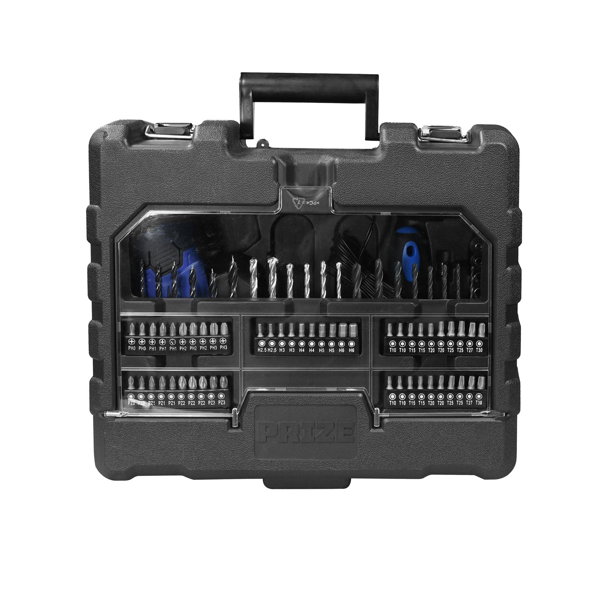 Black/Blue - Streetwize - 85PC Tool Kit With Power Drill - 3