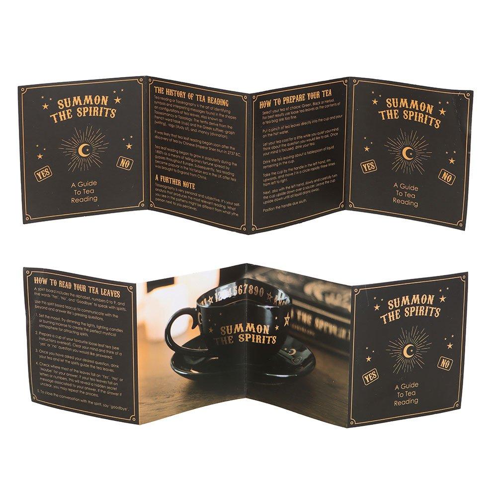 Black - Something Different - Black Talking Board Teacup and Saucer - 4