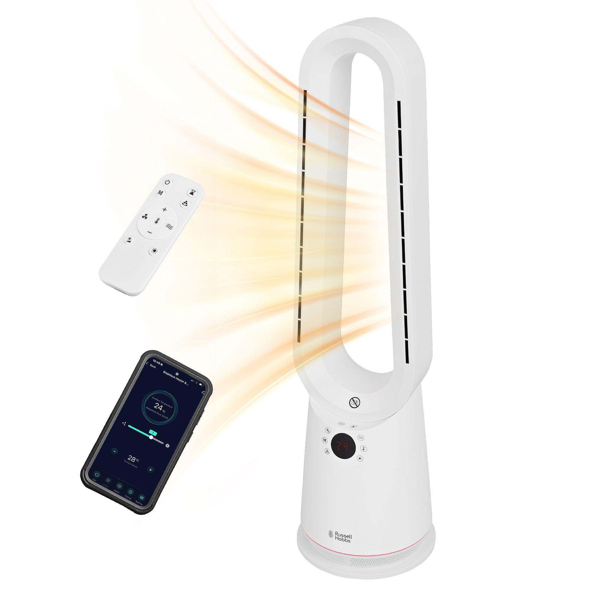 Russell Hobbs RHBHC2030W-SMT Smart Bladeless Heat and Cool Fan