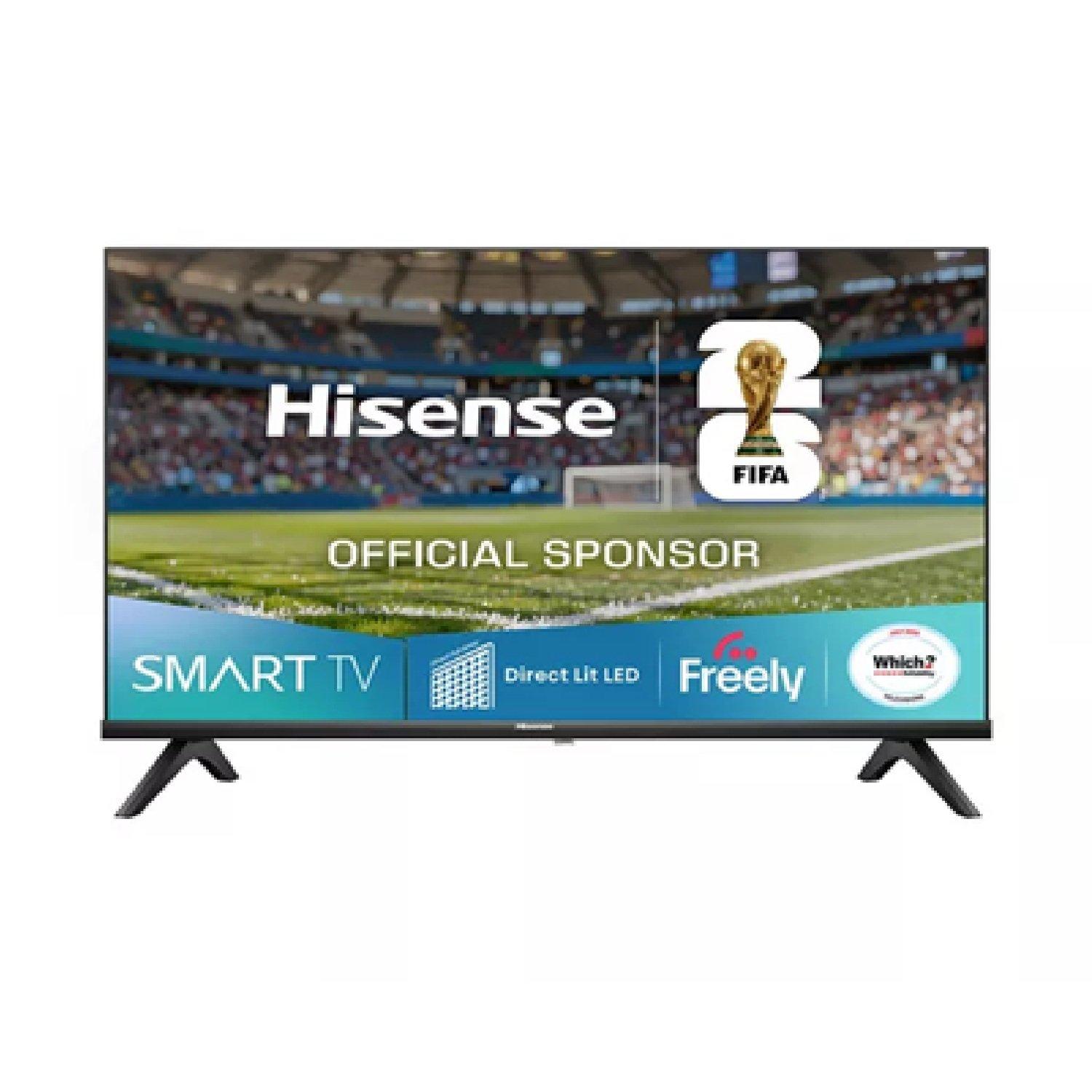 Black - Hisense - 32 LED HD Ready HDR Smart TV with Freely - 1