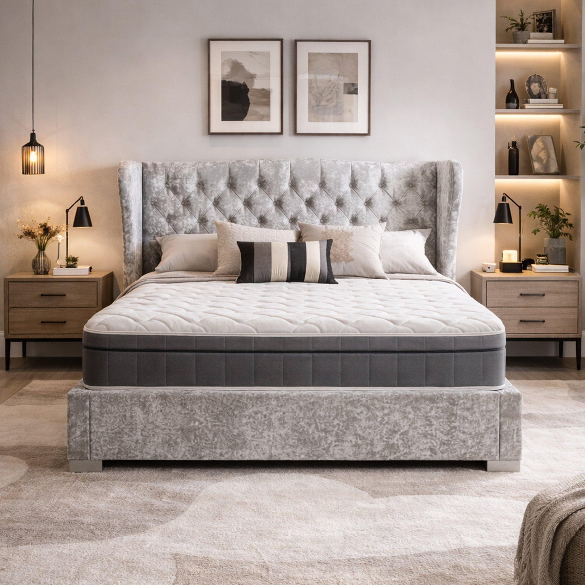 White - Aspire - CloudRest Pocket Hybrid Euro Top Mattress Medium C - 2