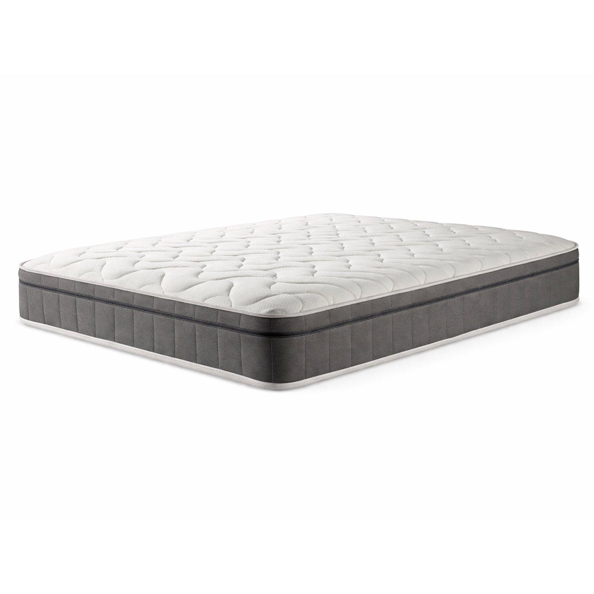 White - Aspire - CloudRest Pocket Hybrid Euro Top Mattress Medium C - 3