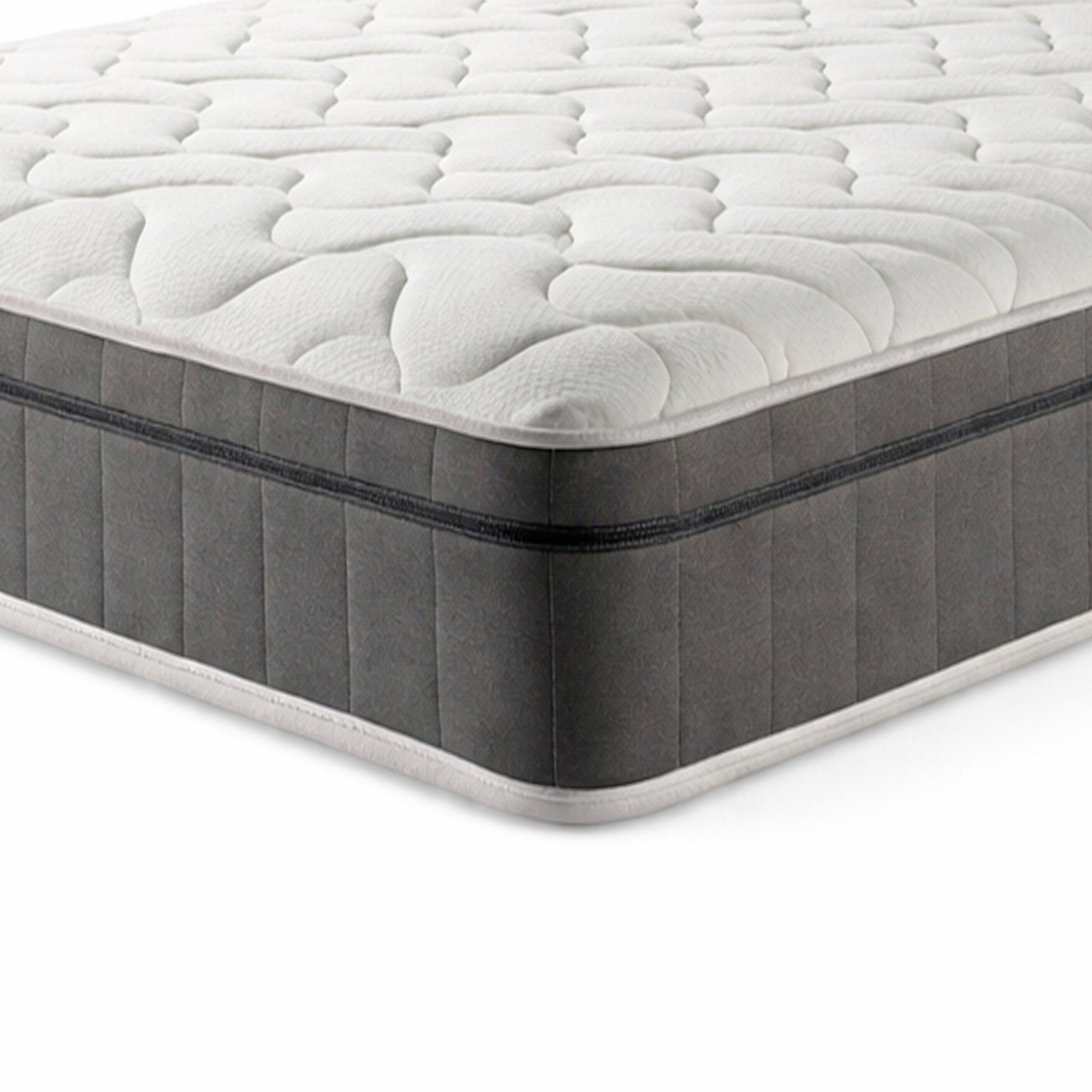 White - Aspire - CloudRest Pocket Hybrid Euro Top Mattress Medium C - 4