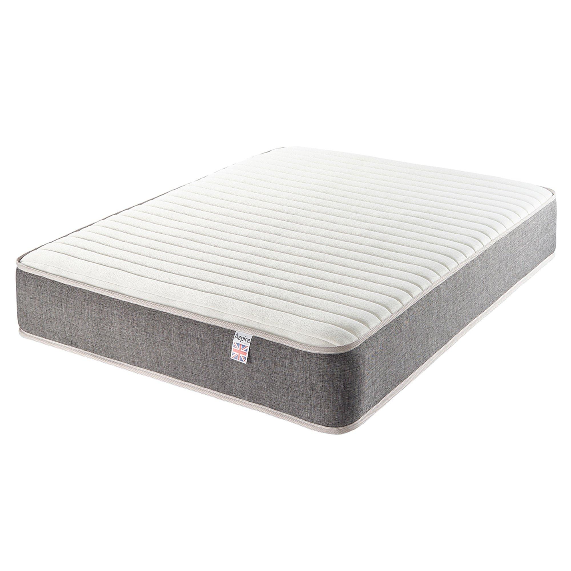 White - Aspire - RestMaster Pocket 3000 Hybrid Memory Mattress Medi - 3