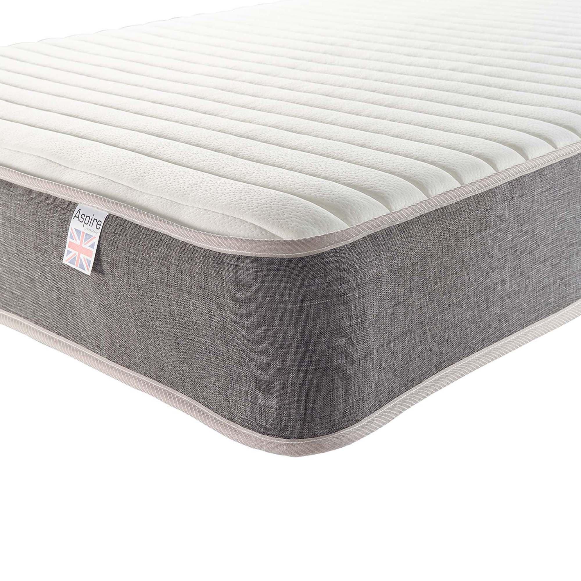 White - Aspire - RestMaster Pocket 3000 Hybrid Memory Mattress Medi - 5