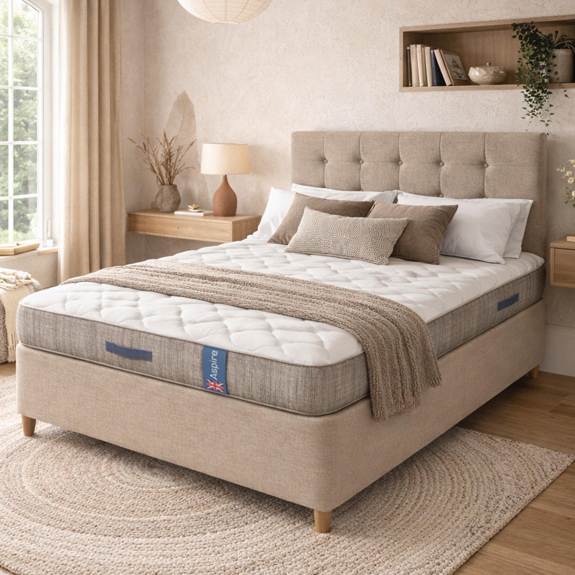 White - Aspire - PureRest Pocket Hybrid Mattress Medium Comfort 23c - 2