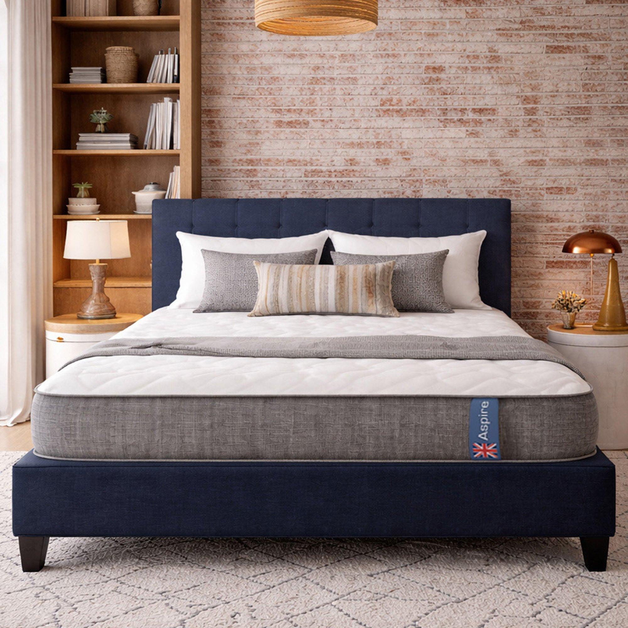 White - Aspire - ComfortRest Pocket 1000 Hybrid Mattress Medium 23c - 2