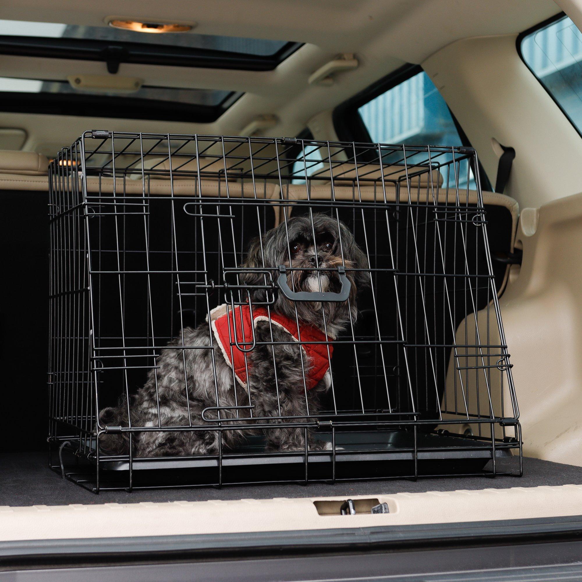 Black - Streetwize - Folding Car Boot Dog Crate - 2