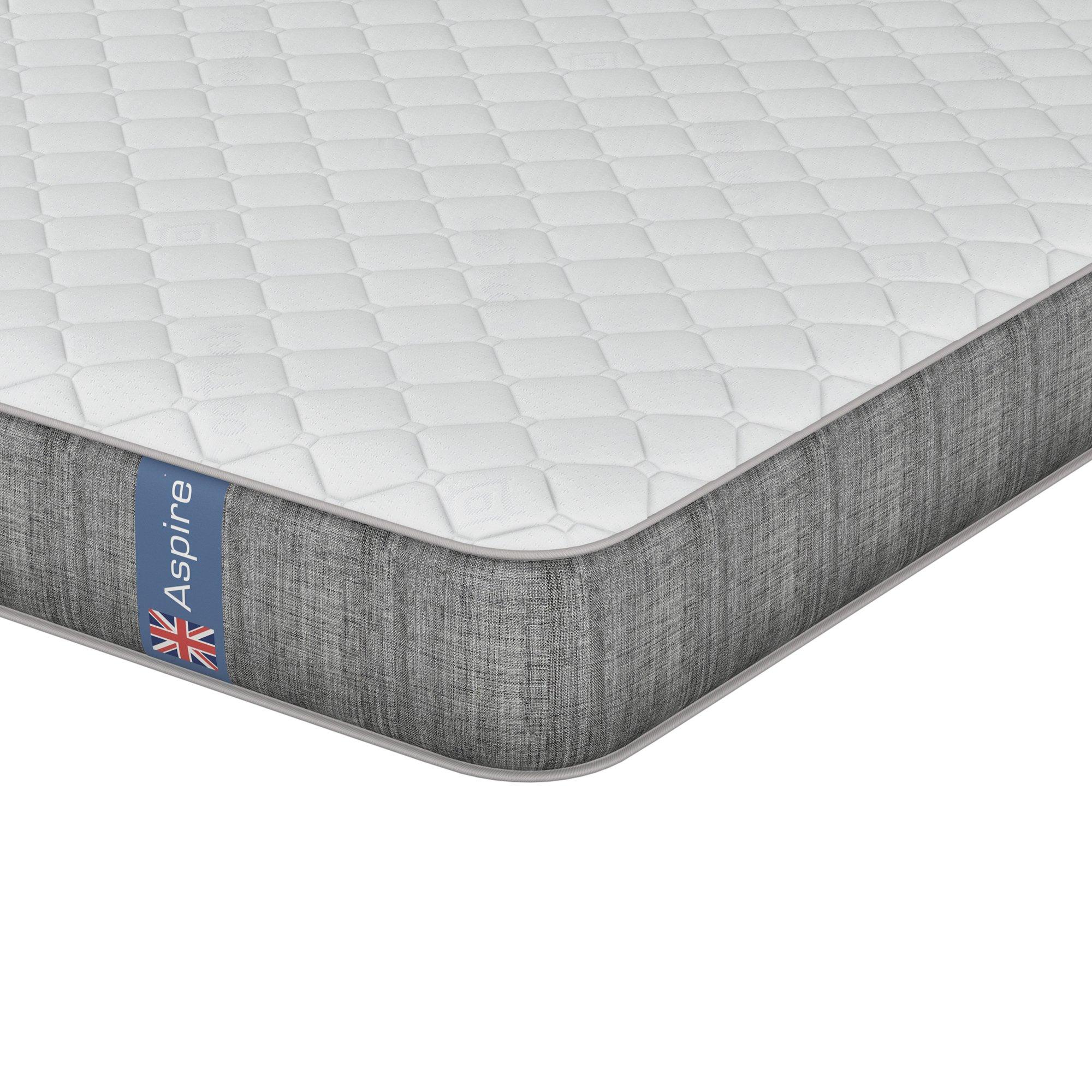 White - Aspire - Heritage Cashmere 1000 Pocket Dual Sided Mattress - 4