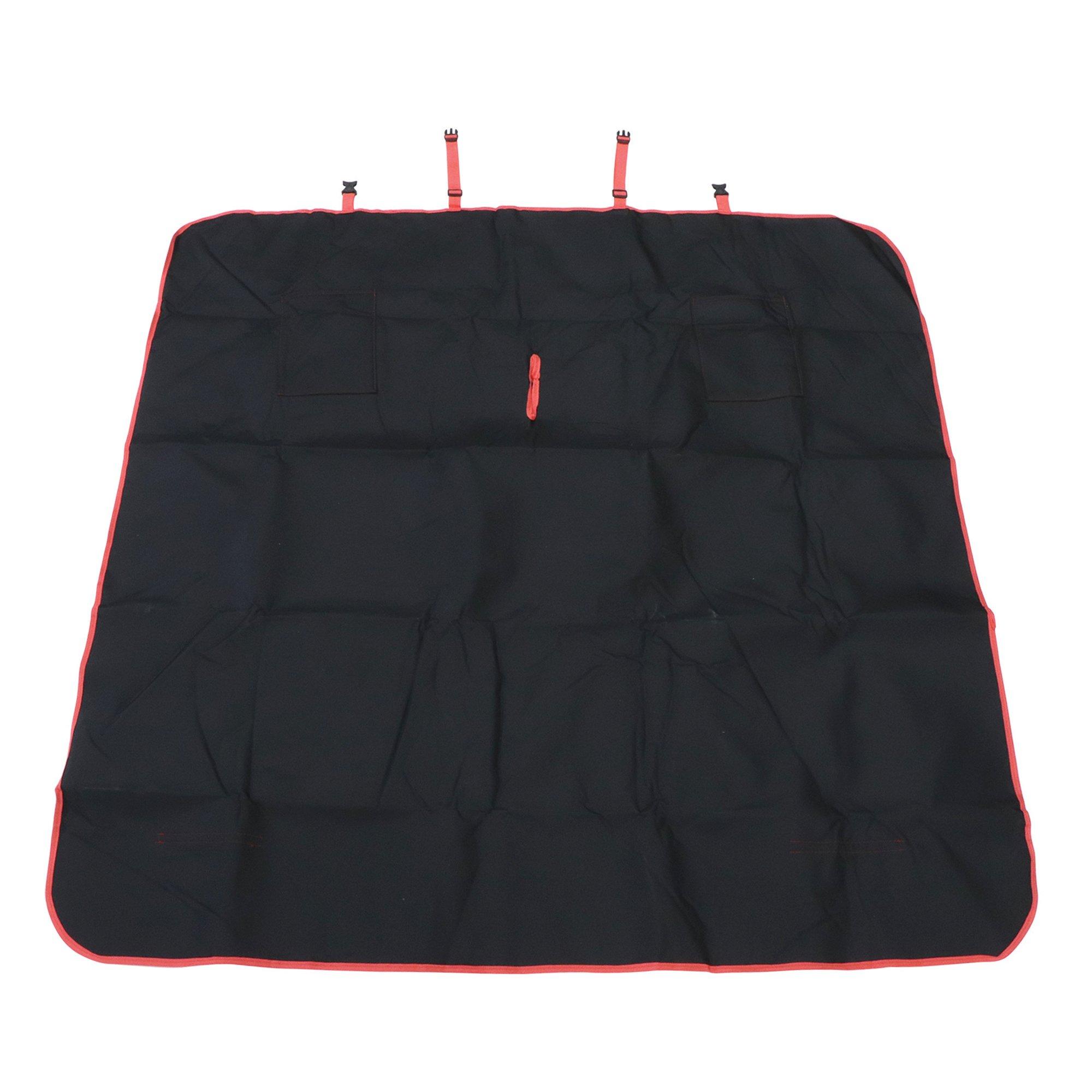 Black/Red - Streetwize - Pet Vehicle Boot Liner for Hatchback, SUV 4x4 - 1