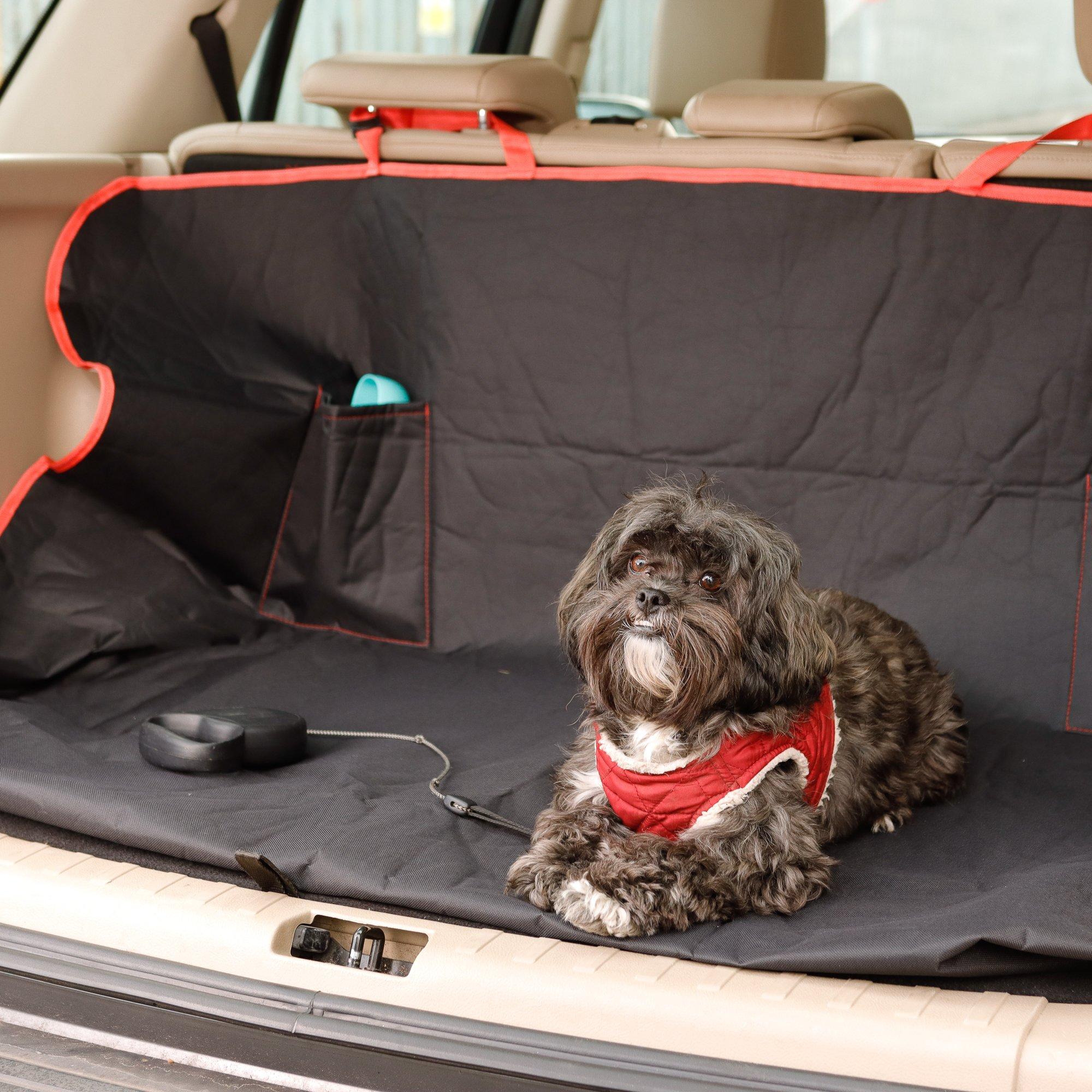 Black/Red - Streetwize - Pet Vehicle Boot Liner for Hatchback, SUV 4x4 - 2