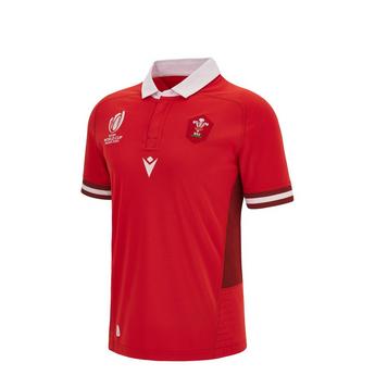 Macron Wales RWC 2023 Rugby Home Shirt  Juniors