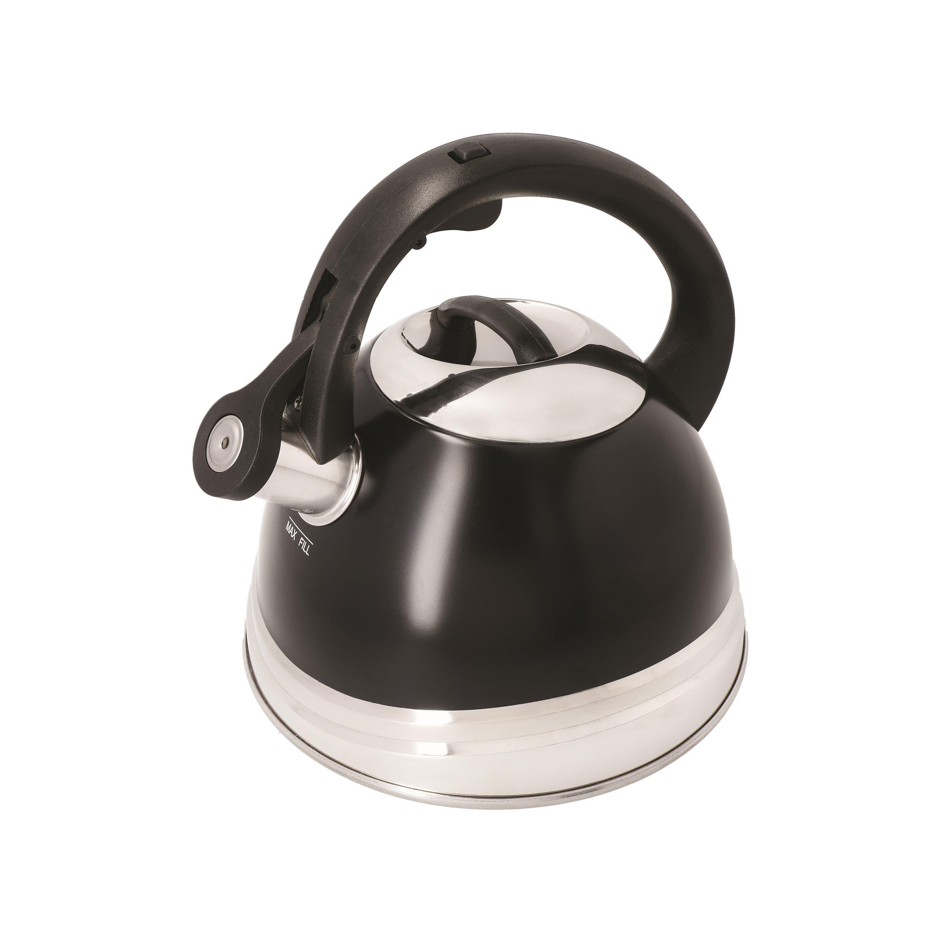 Black - La Cafetiere - La Cafetiere Induction-Safe Enamel Stovetop Kettle - 1