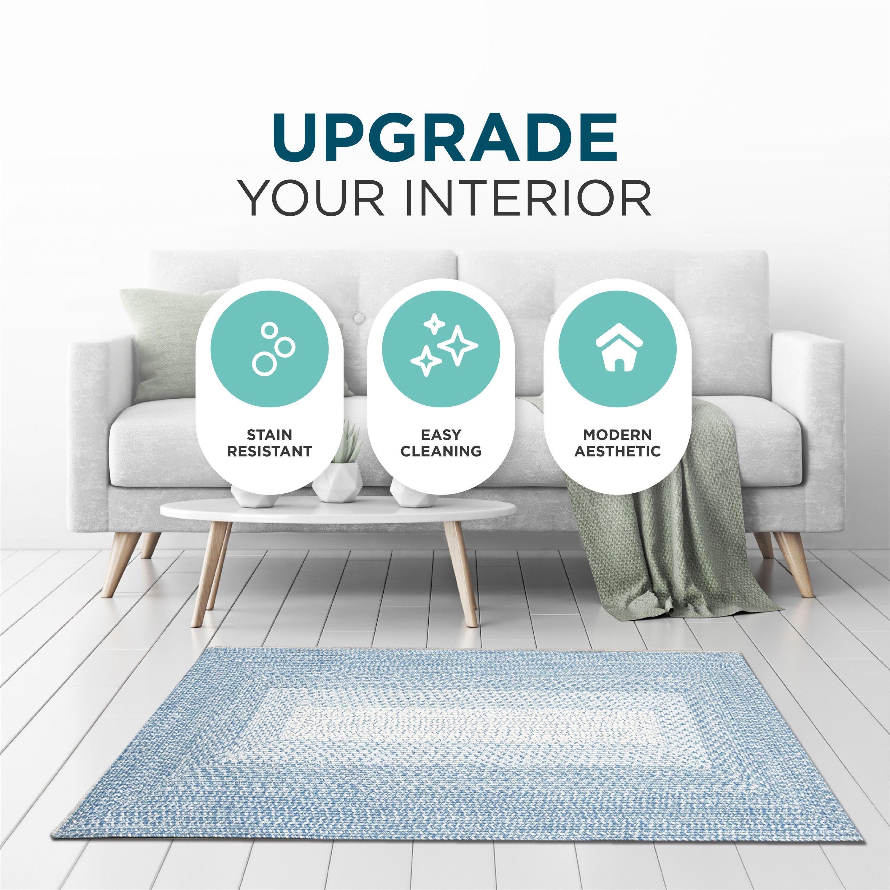 Ocean Blue - Streetwize - Style Rug - Ocean Blue - 80cm x 150cm - 3
