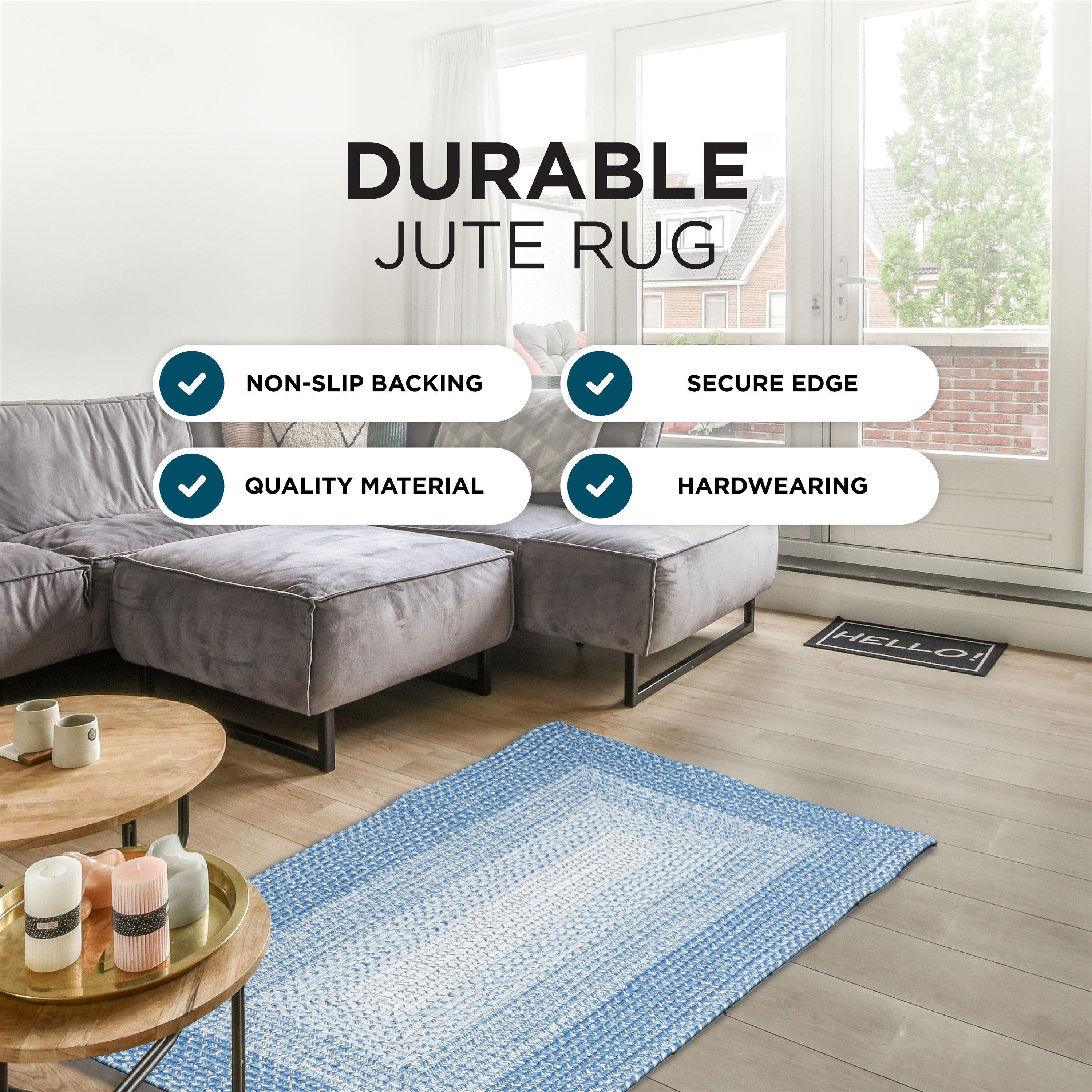 Ocean Blue - Streetwize - Style Rug - Ocean Blue - 80cm x 150cm - 5