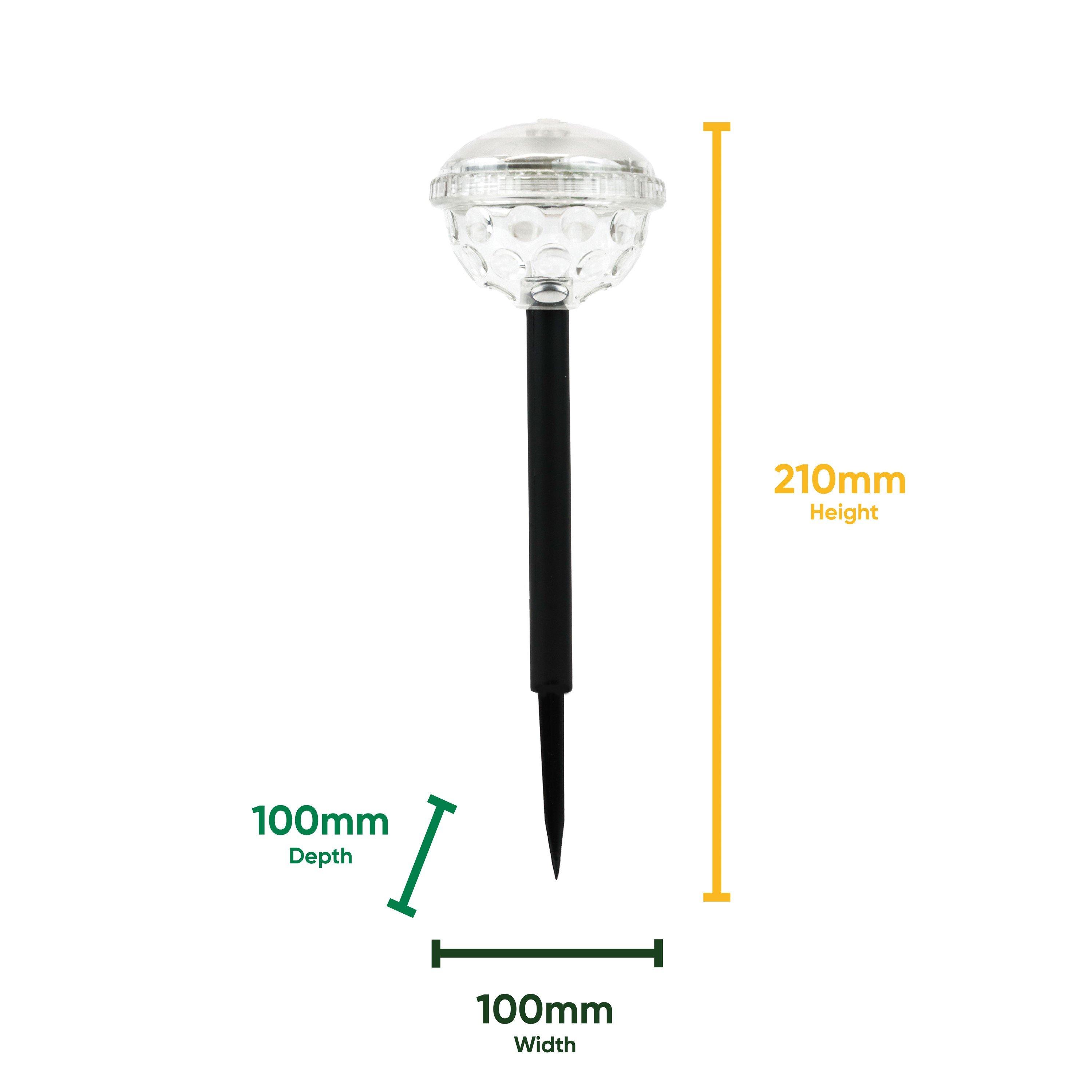 Multi - Streetwize - Pair of Solar Disco Stake LED Lights - 2