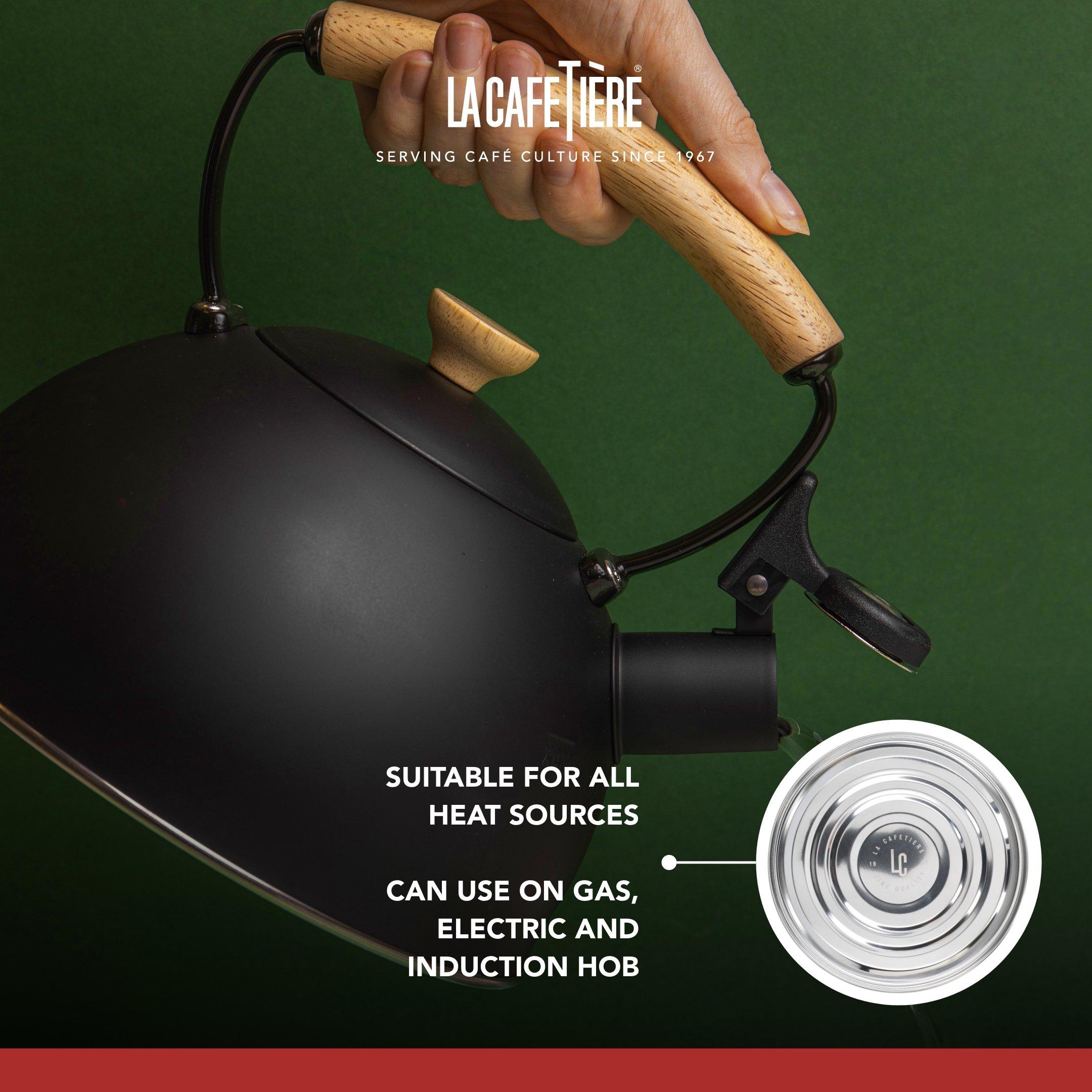 Black - La Cafetiere - La Cafetière Black Whistling Kettle - 3