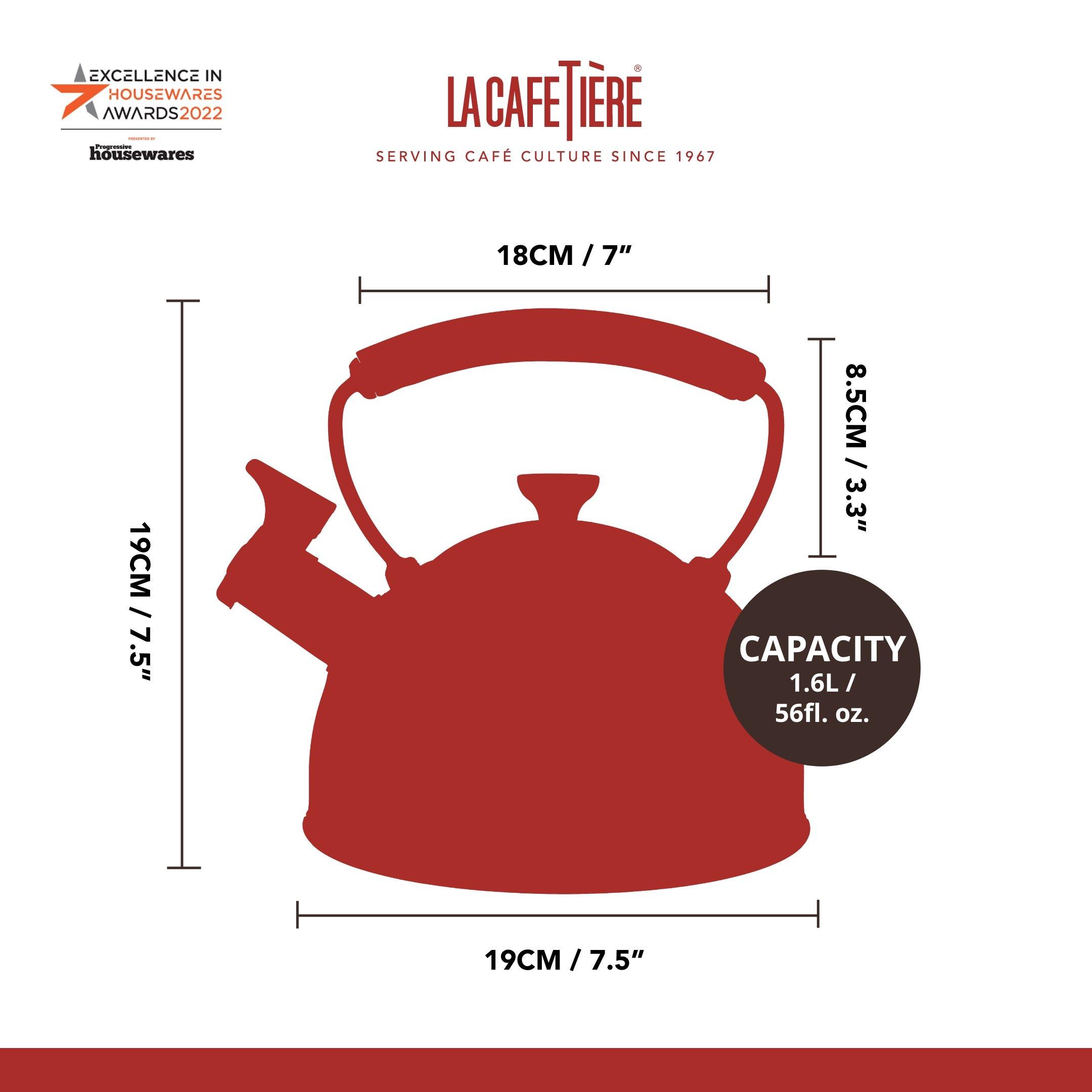 Black - La Cafetiere - La Cafetière Black Whistling Kettle - 5