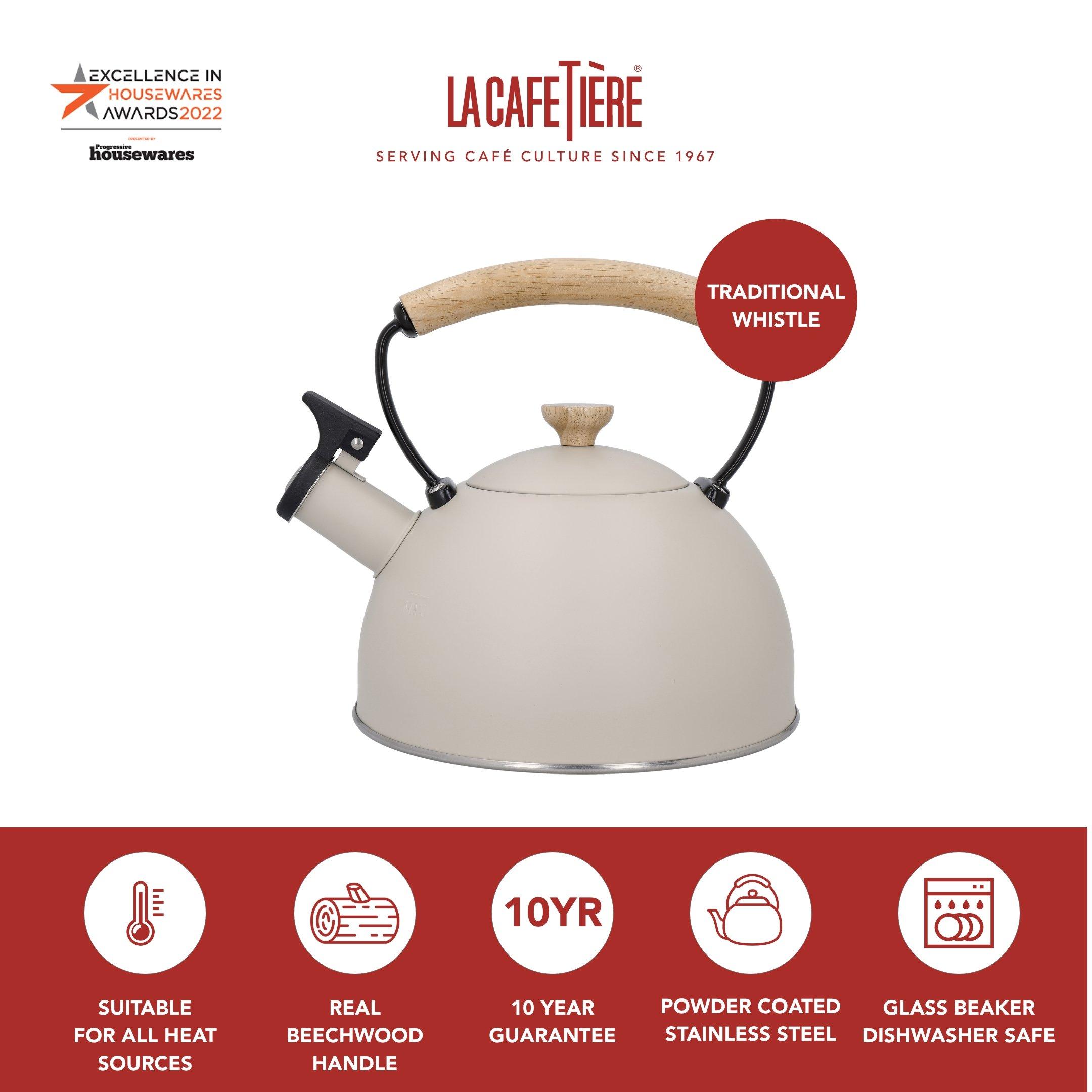 Cream - La Cafetiere - La Cafetière Latte Whistling Kettle - 6