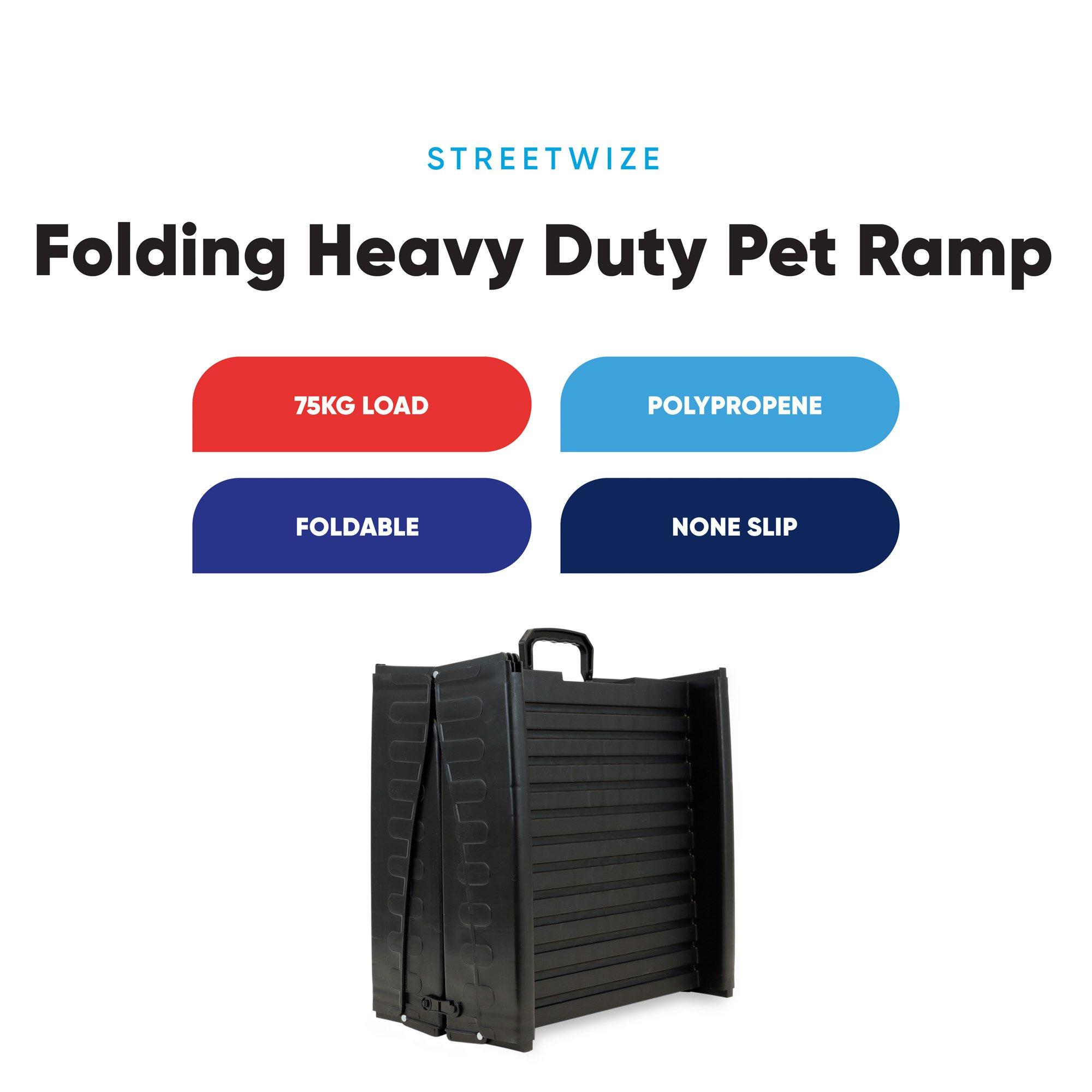 Black - Streetwize - Folding Heavy Duty Pet Ramp - 5