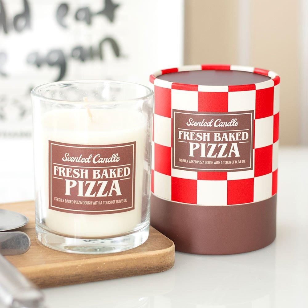 Something Different  Fresh Baked Pizza Scented Candle - White